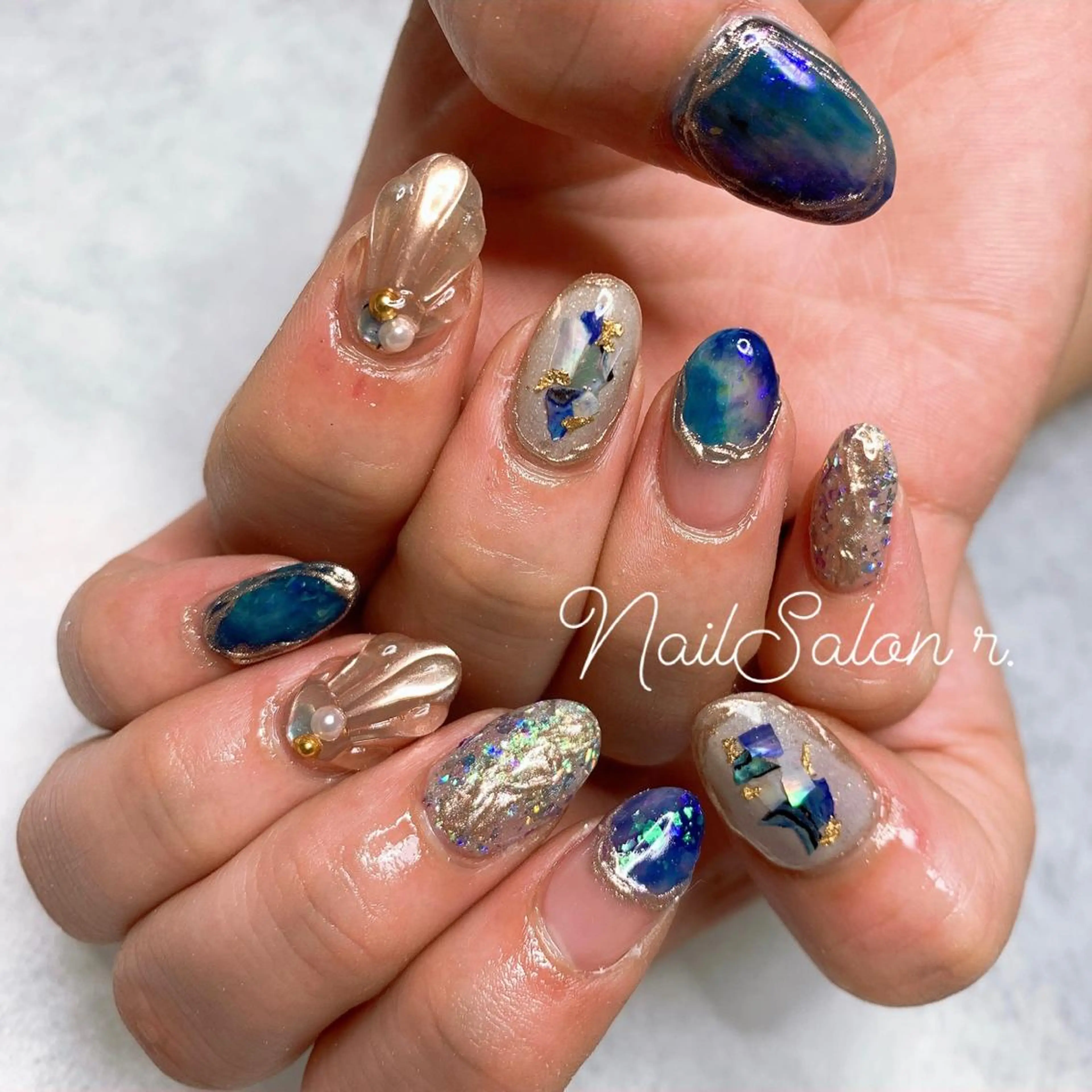 ネイル ハンドネイル Nailsalon r.のネイルデザイン