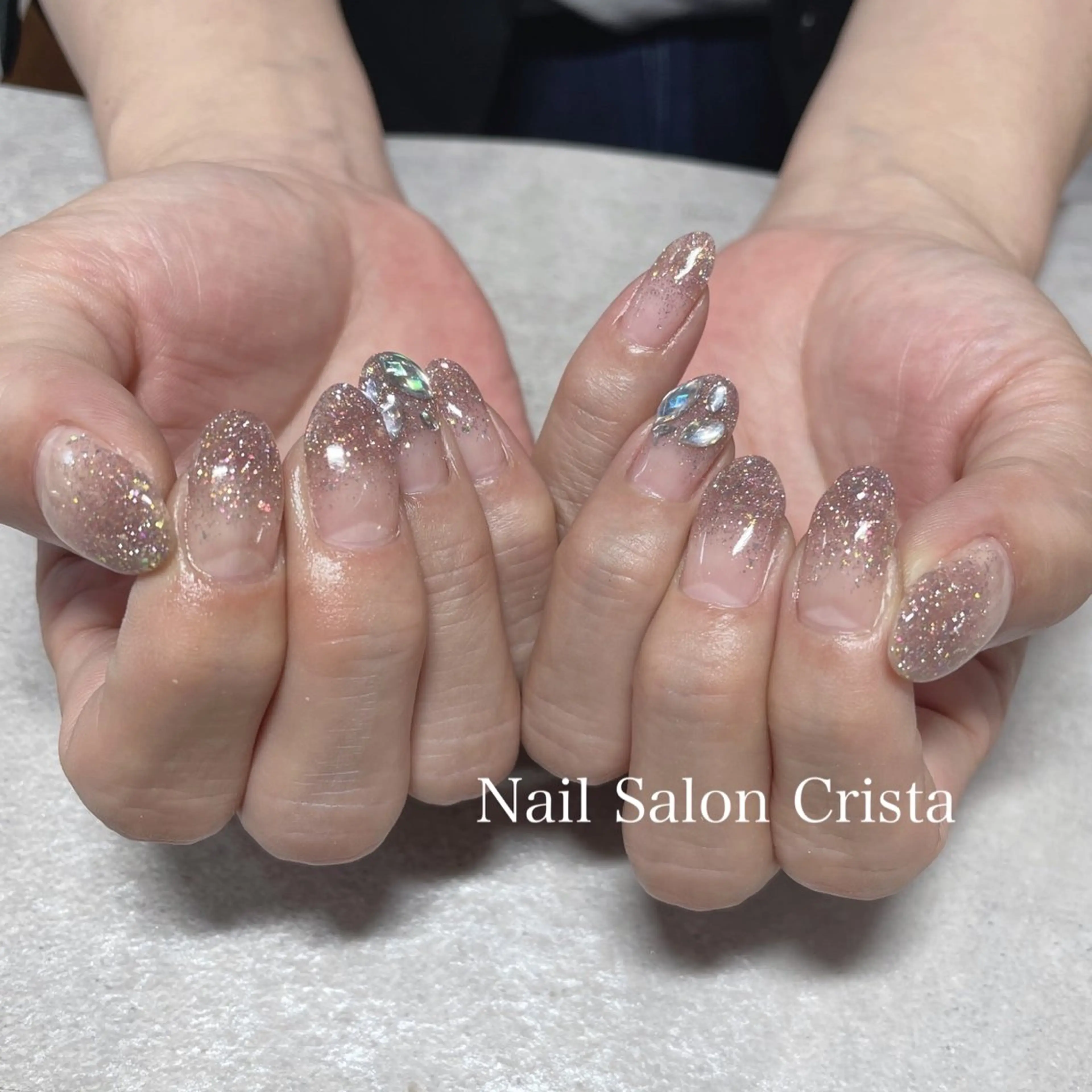 ネイル フットネイル ジェルネイル マグネットネイル オフィスネイル ワンカラーネイル CRISTA所属・CRISTA MOMOのネイルデザイン