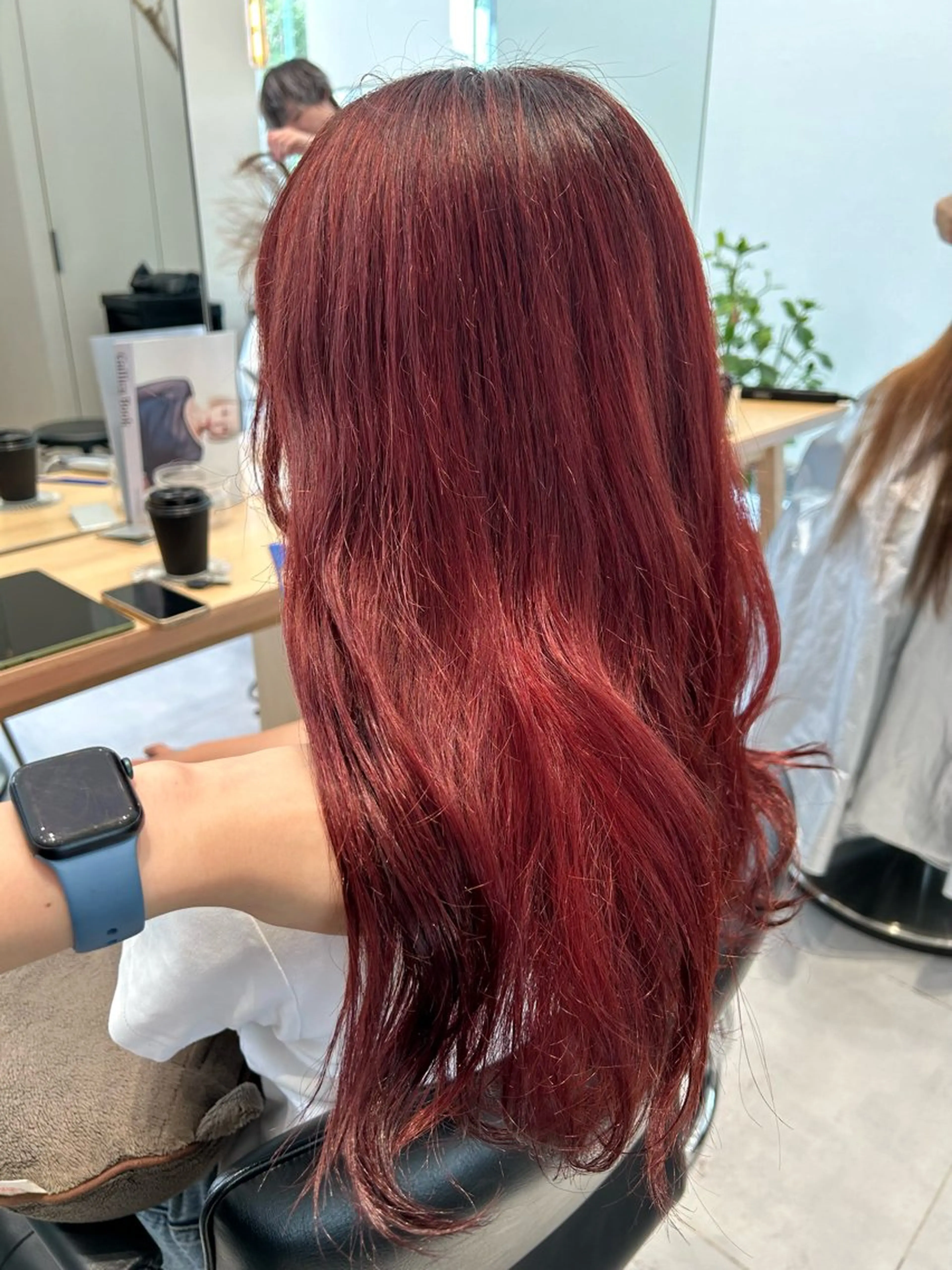 セミロング カラー ヘアカラー トリートメント ヘアセット 風香🪼レイヤー カット/艶カラーのヘアスタイル