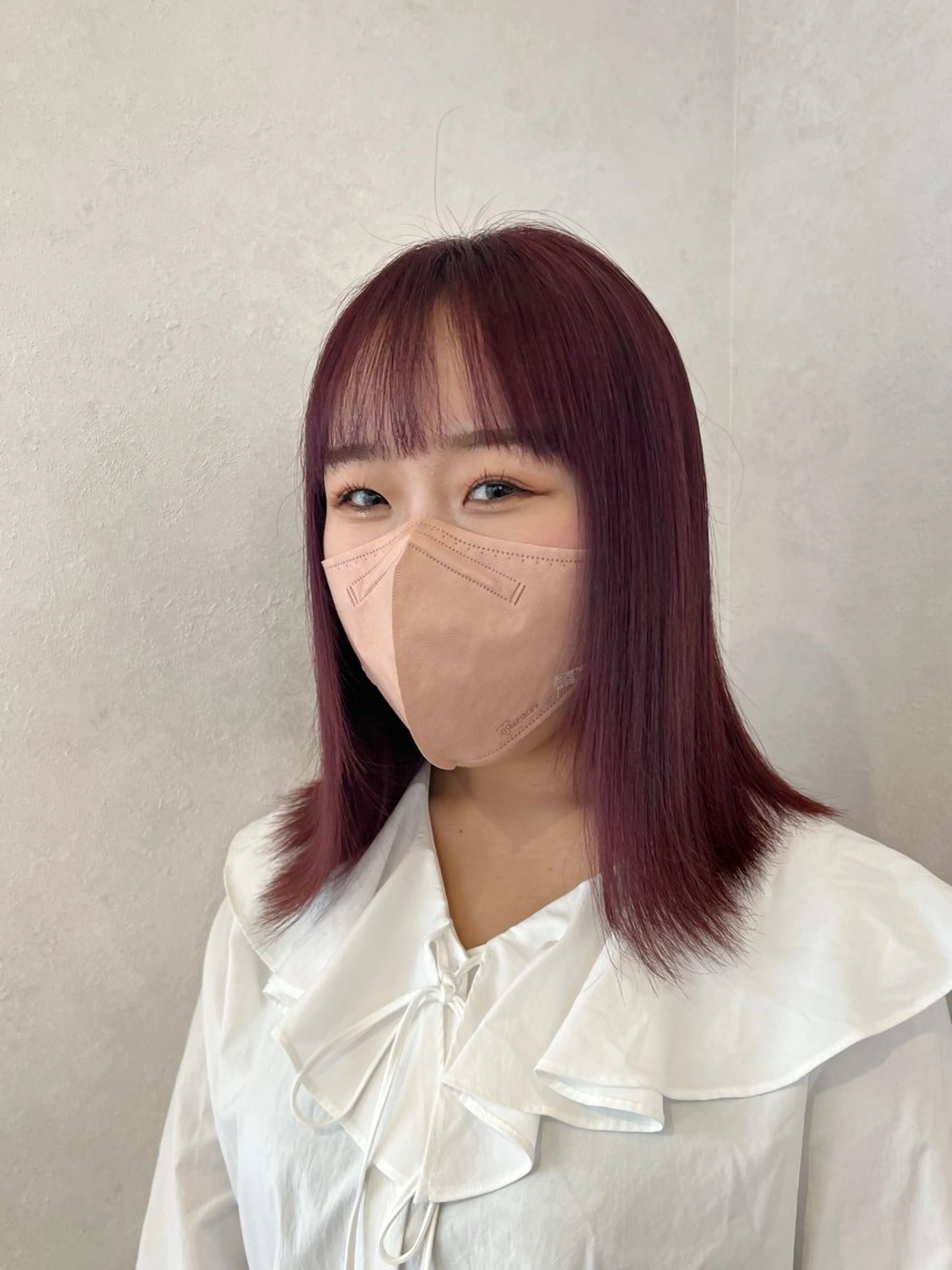 カラー nehus nagaoka所属・🖤複雑履歴ブリーチ Mizuki 🖤のヘアスタイル