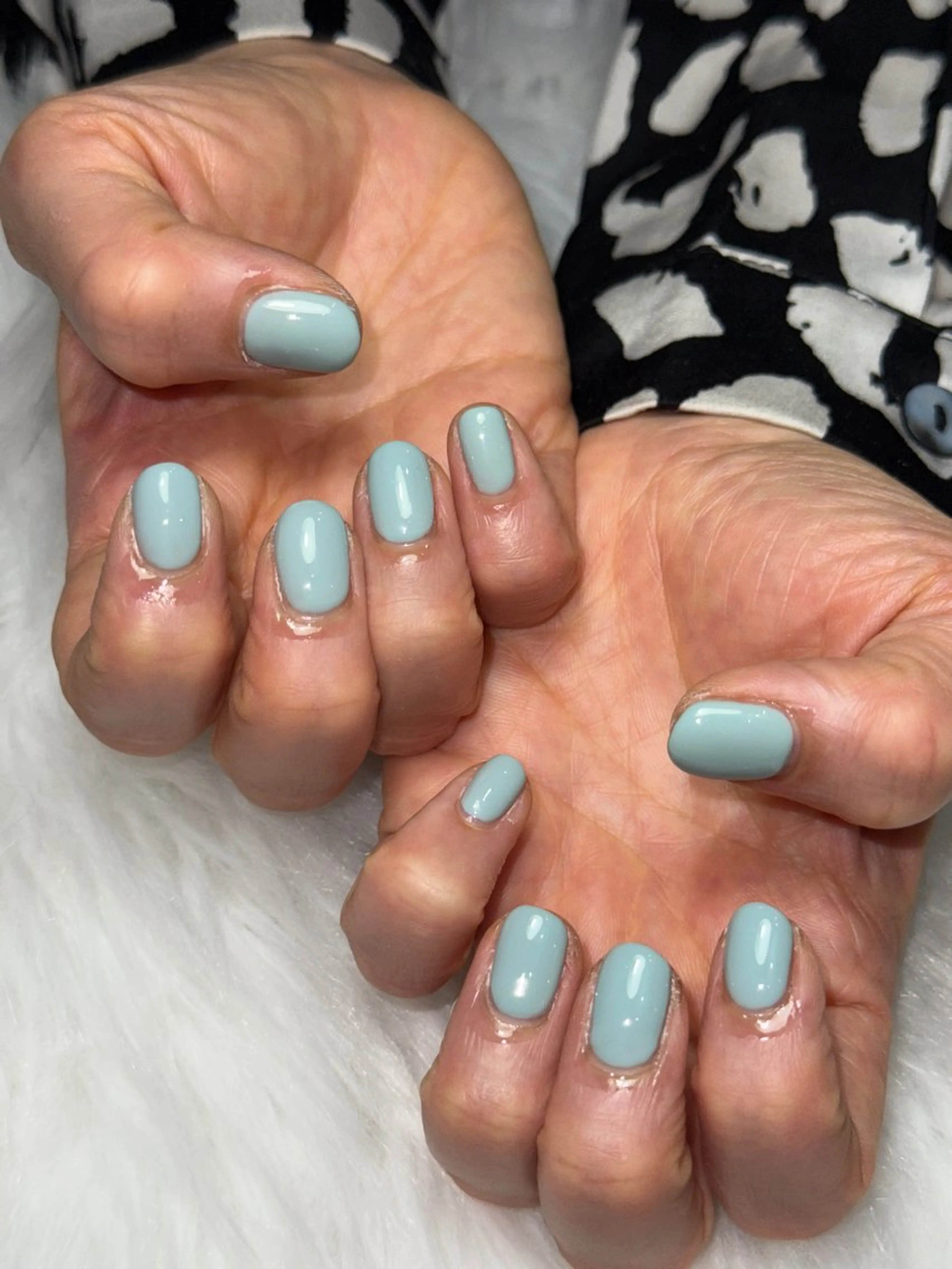 ネイル ワンカラーネイル Momoka 🍑🎀のネイルデザイン