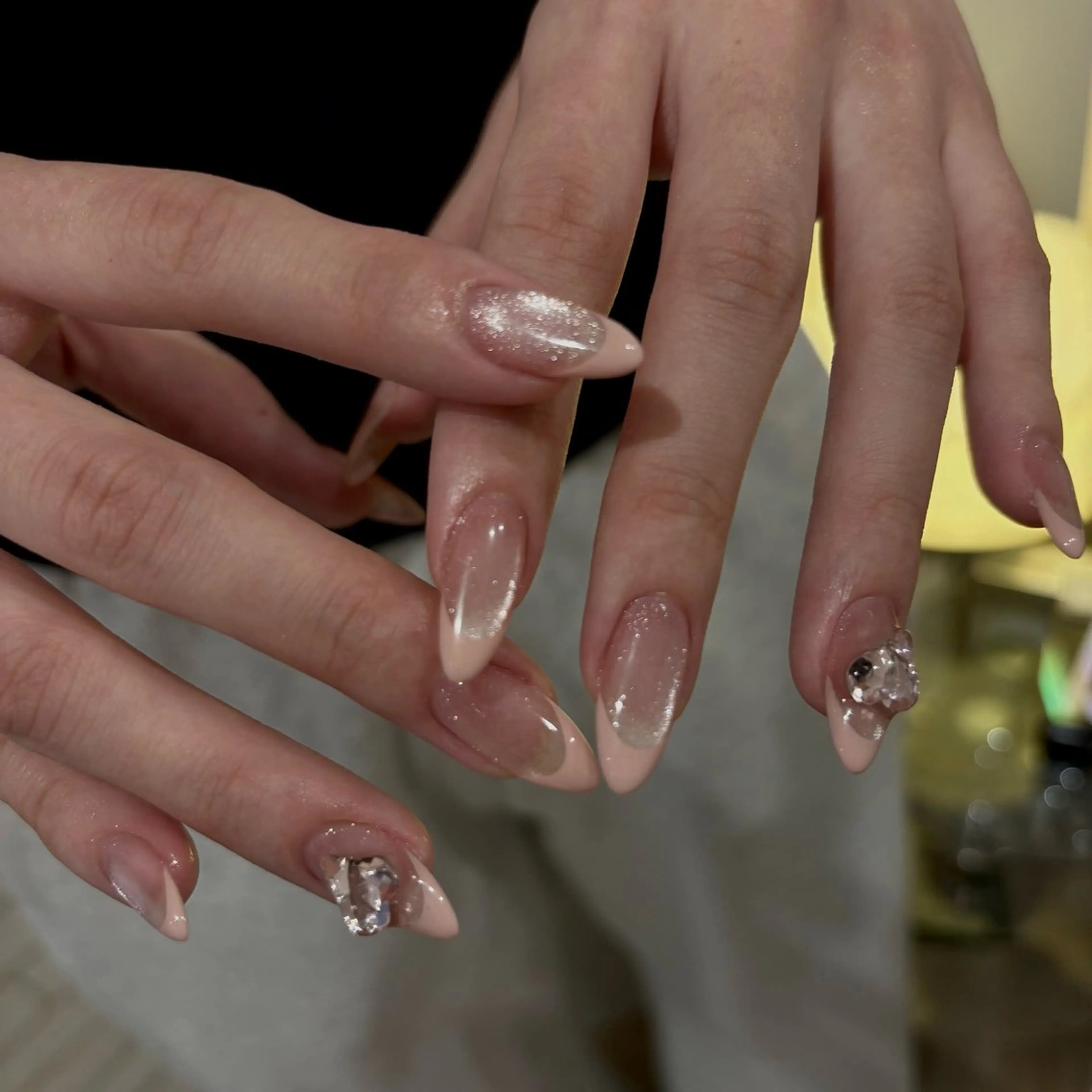 ネイル ハンドネイル 韓国ワンホンネイル 🐈‍⬛natsuのネイルデザイン