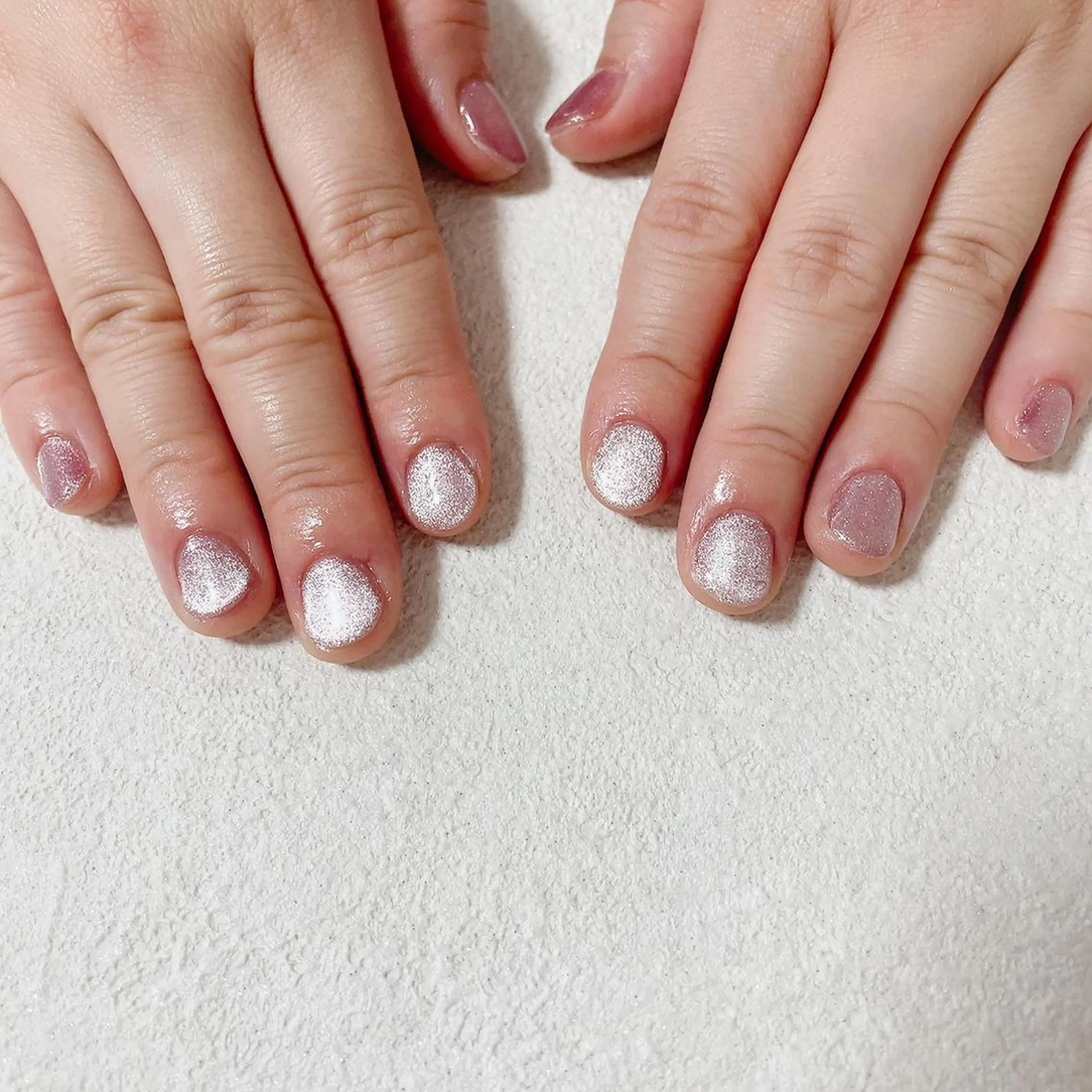 ネイル フットネイル ジェルネイル マグネットネイル メンズネイル ワンカラーネイル kiki nail たまプラーザのネイルデザイン