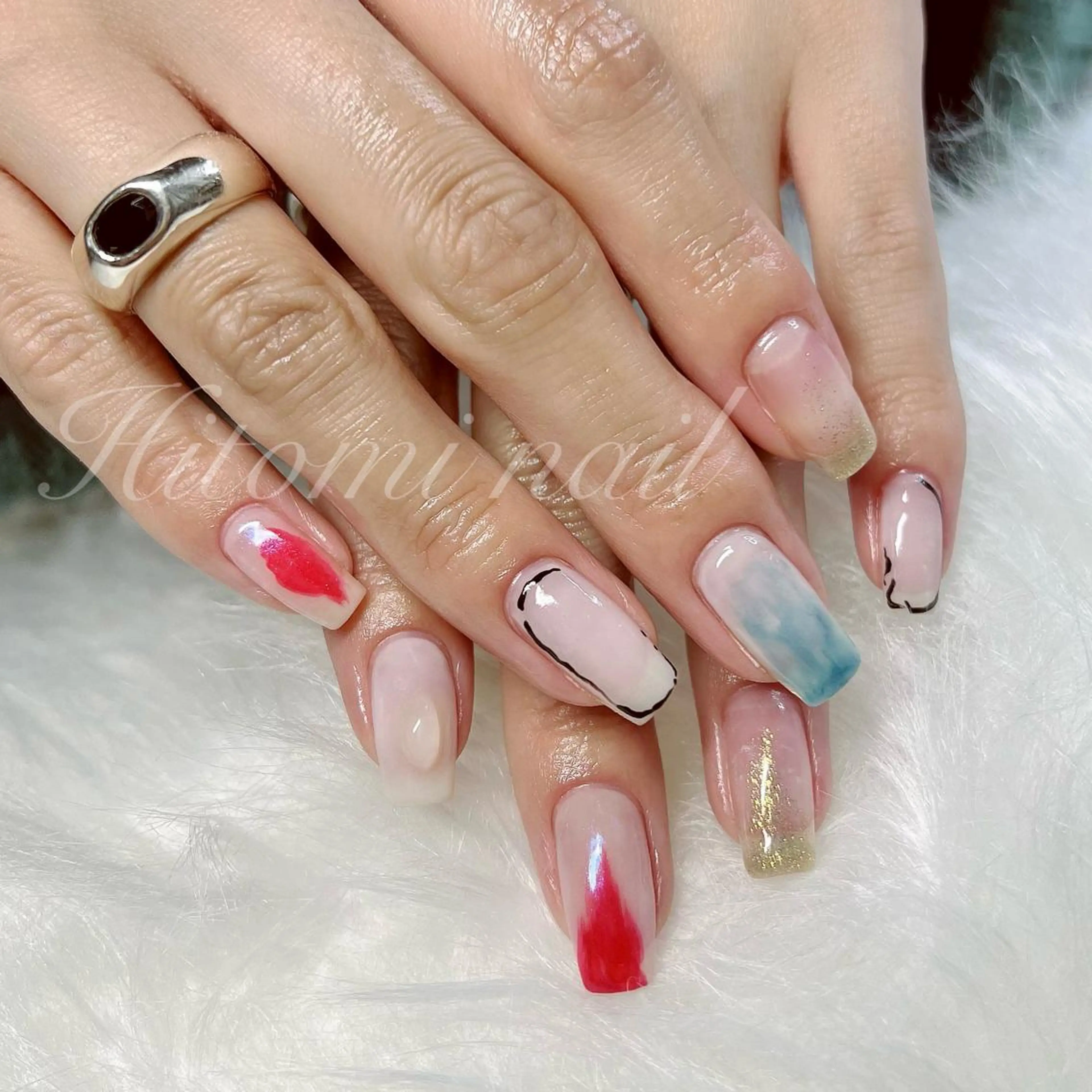 ネイル 大澤 瞳のネイルデザイン