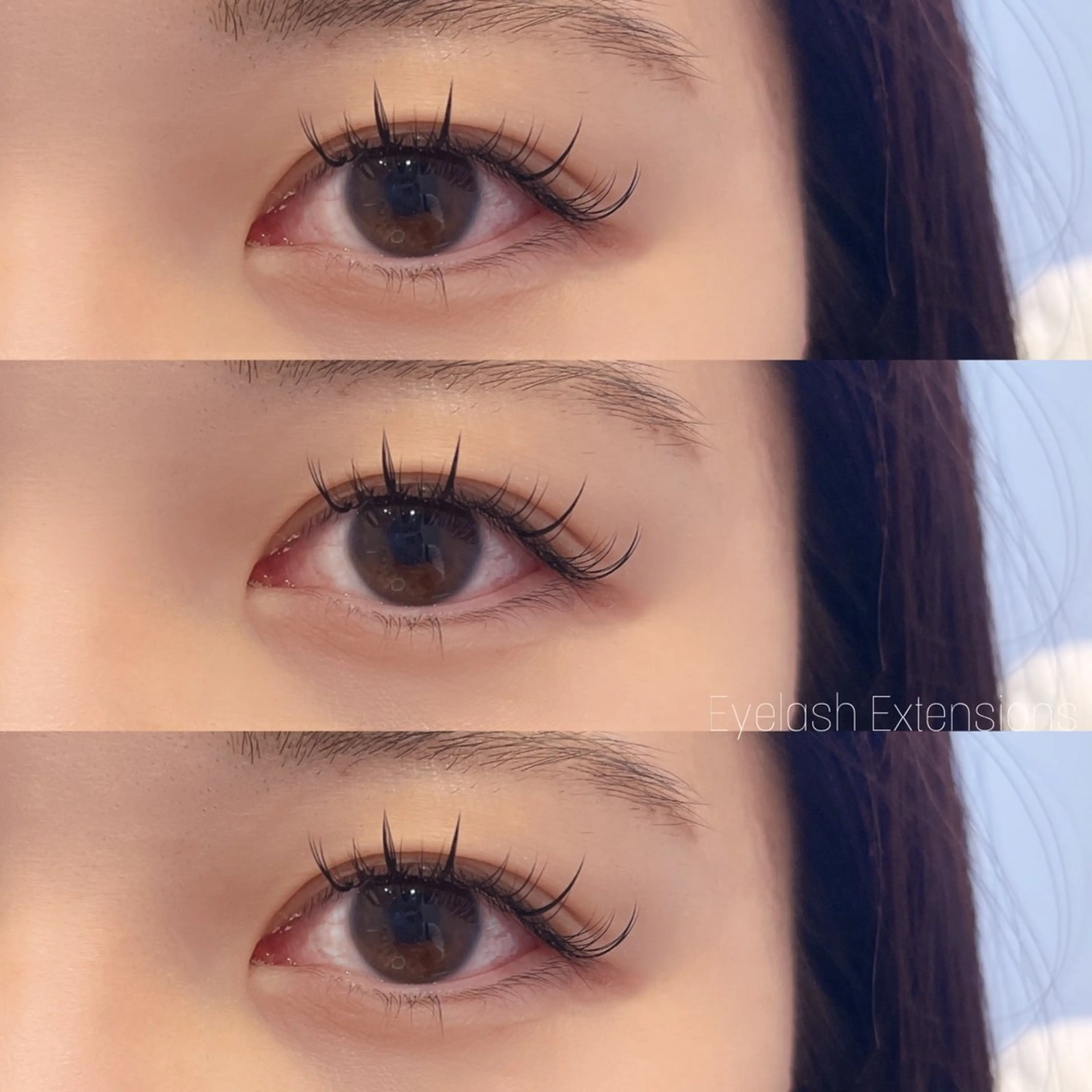 マツエク・マツパ 束感まつ毛 ワンホンマツエク マツエク LingK 水本ひなたのマツエク・マツパデザイン