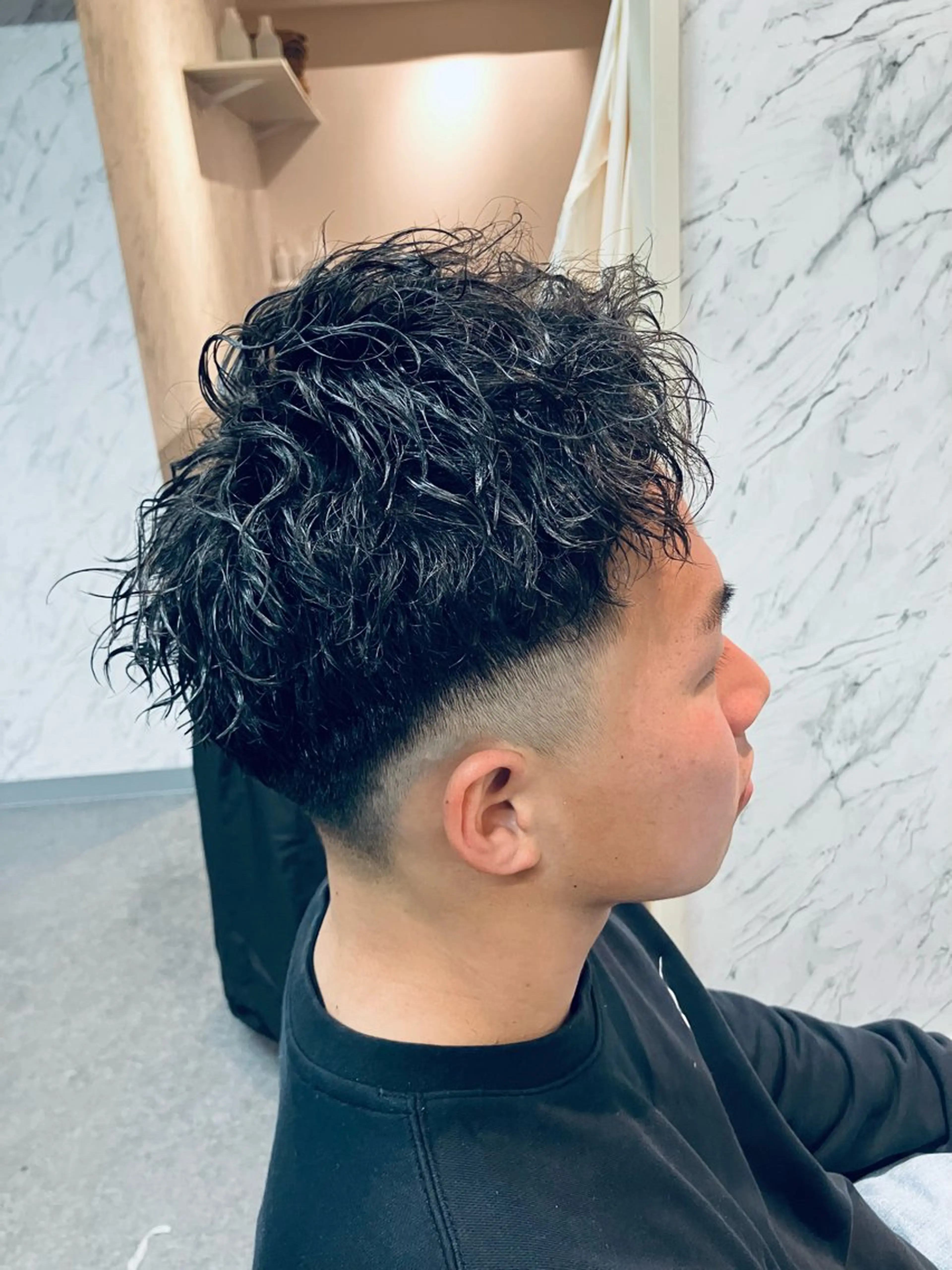 パーマ メンズ カット パーマ メンズ特化/パーマ/ フェードWATARUのヘアスタイル