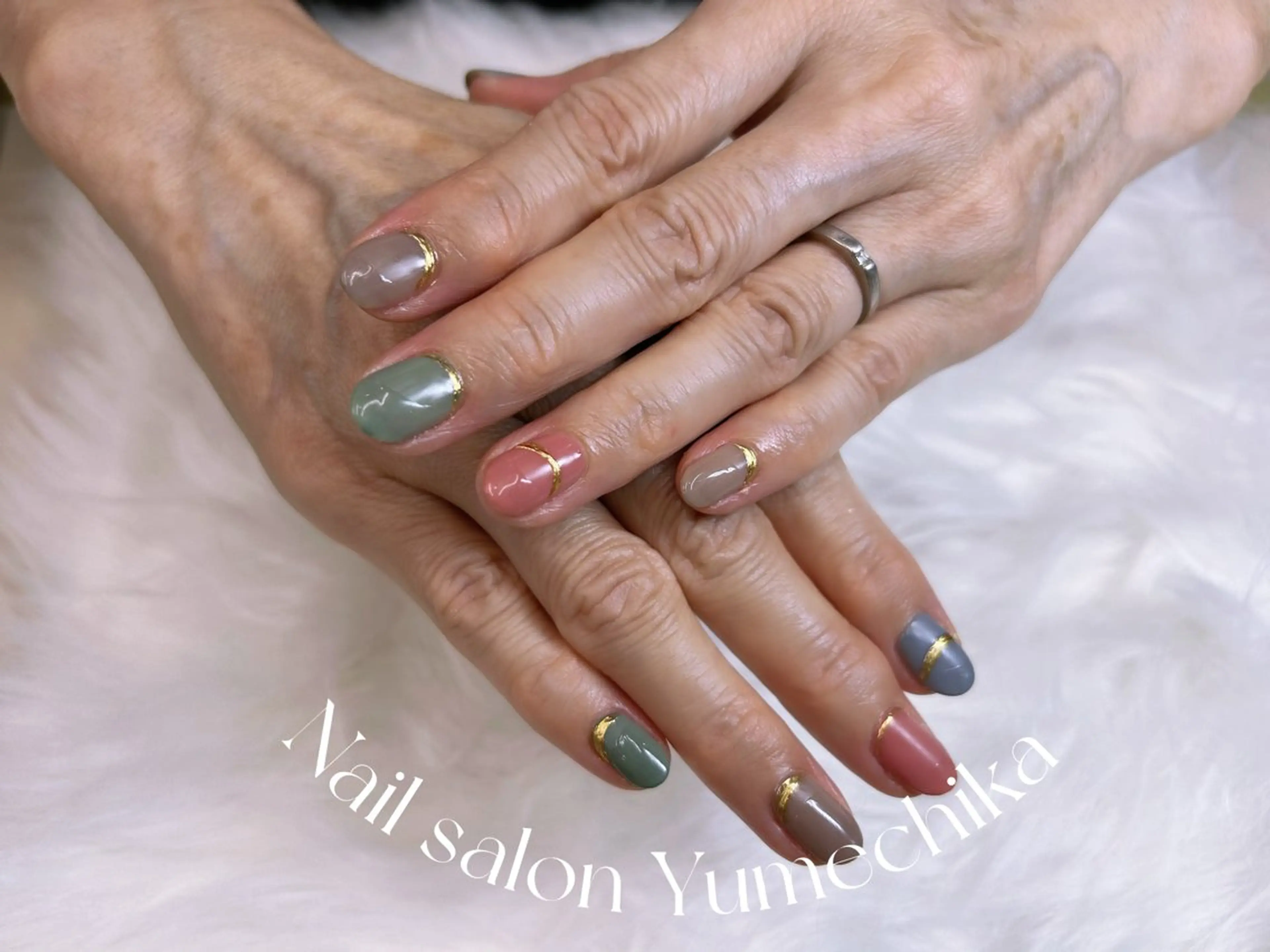 ネイル アートネイル マットネイル Nail salon Yumechika所属・Nail salon Yumechikaのネイルデザイン