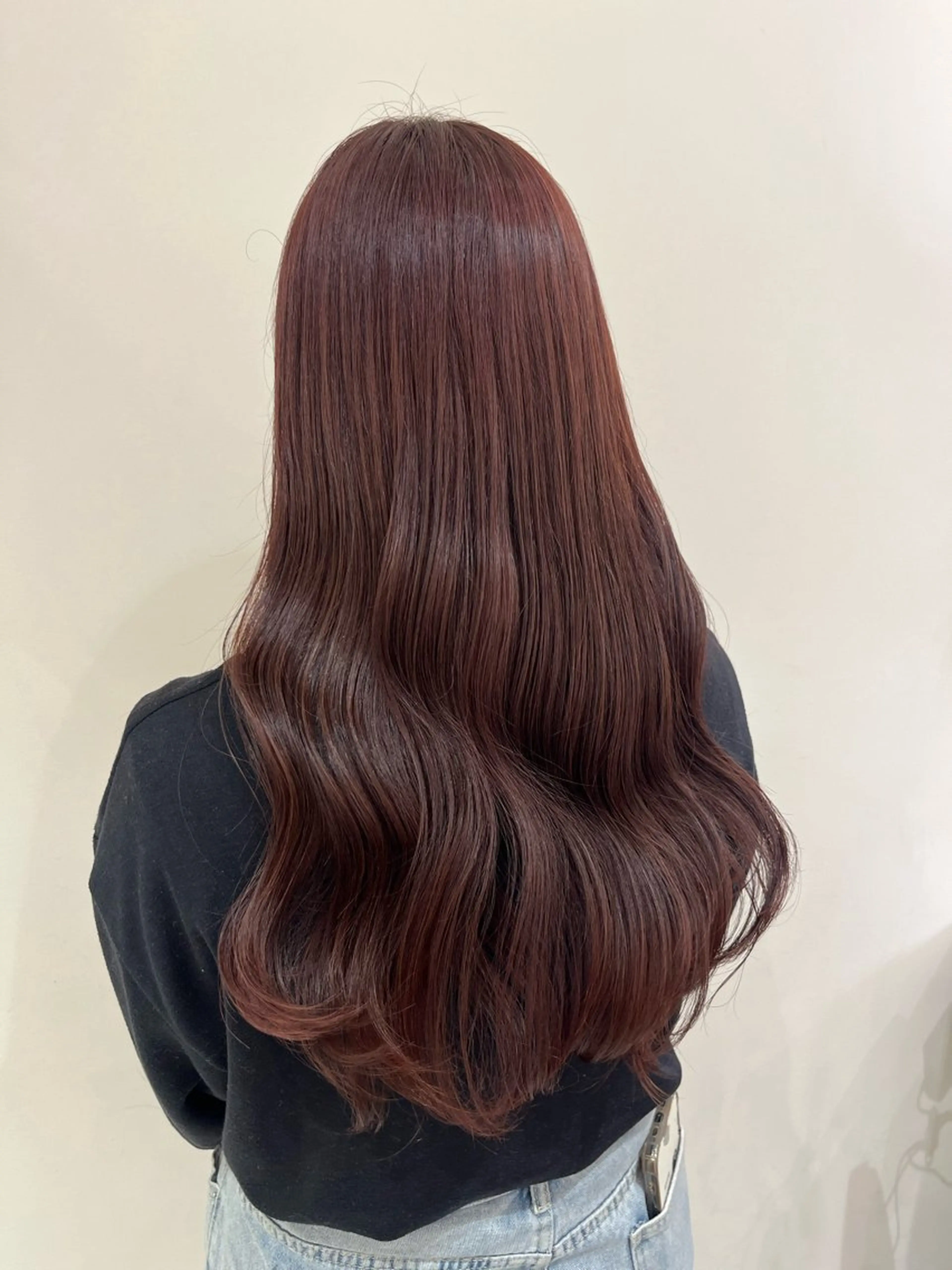 ロング 🫧オリーブカラー/ 酸性縮毛矯正銀座🫧のヘアスタイル