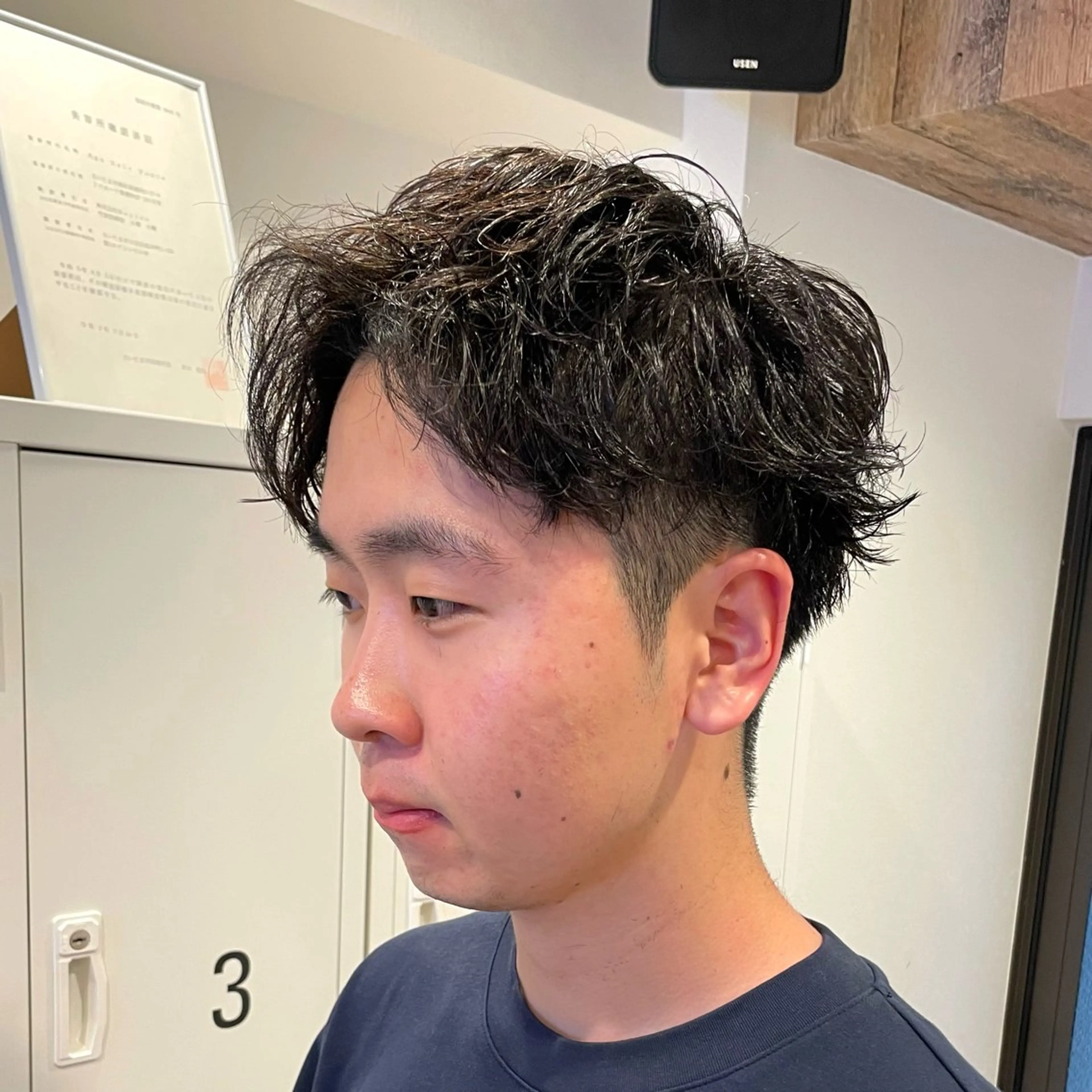 メンズ メンズパーマ カット パーマ トリートメント Aguhairponte所属・メンズ 特化・川田のヘアスタイル