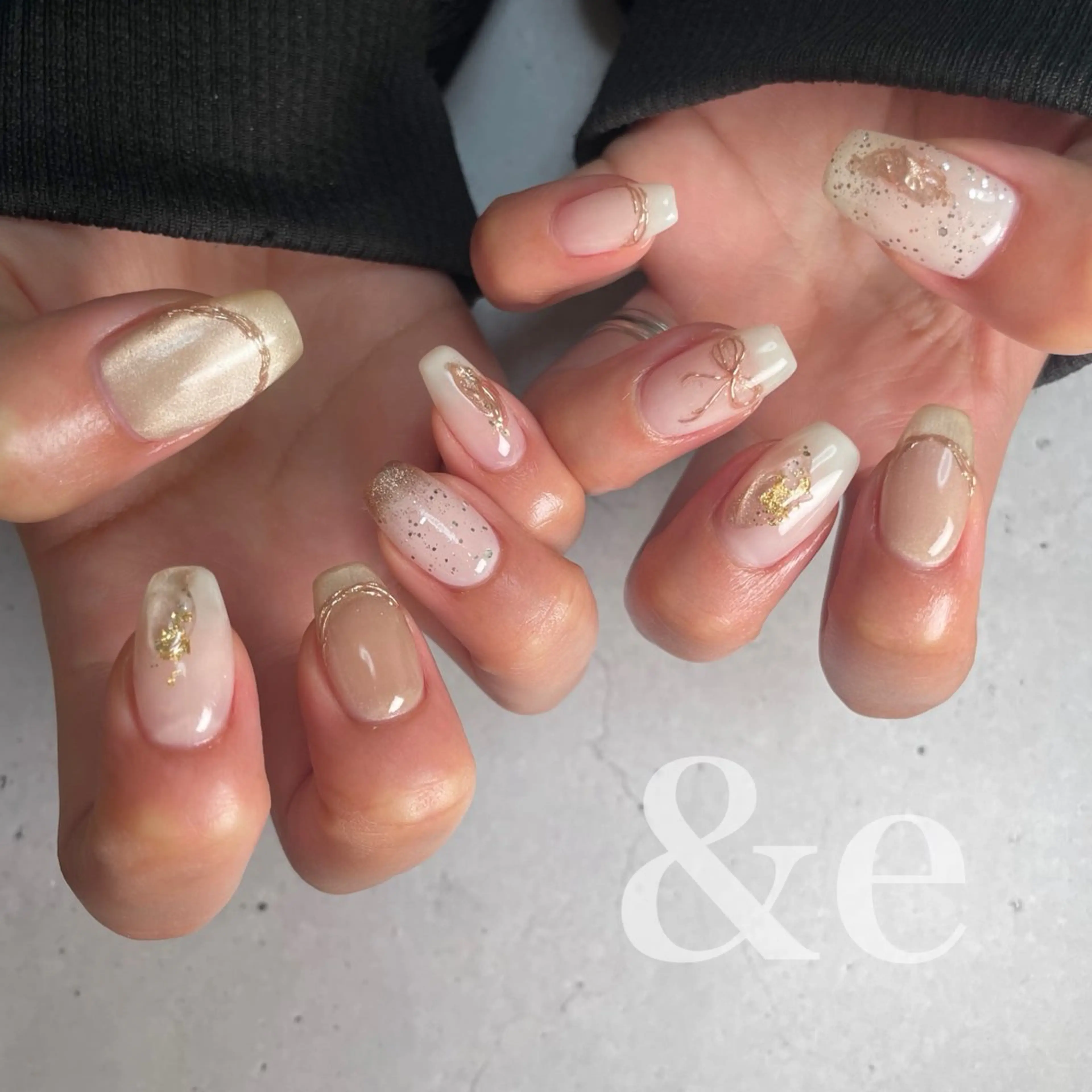ネイル ハンドネイル nail salon &e eriのネイルデザイン