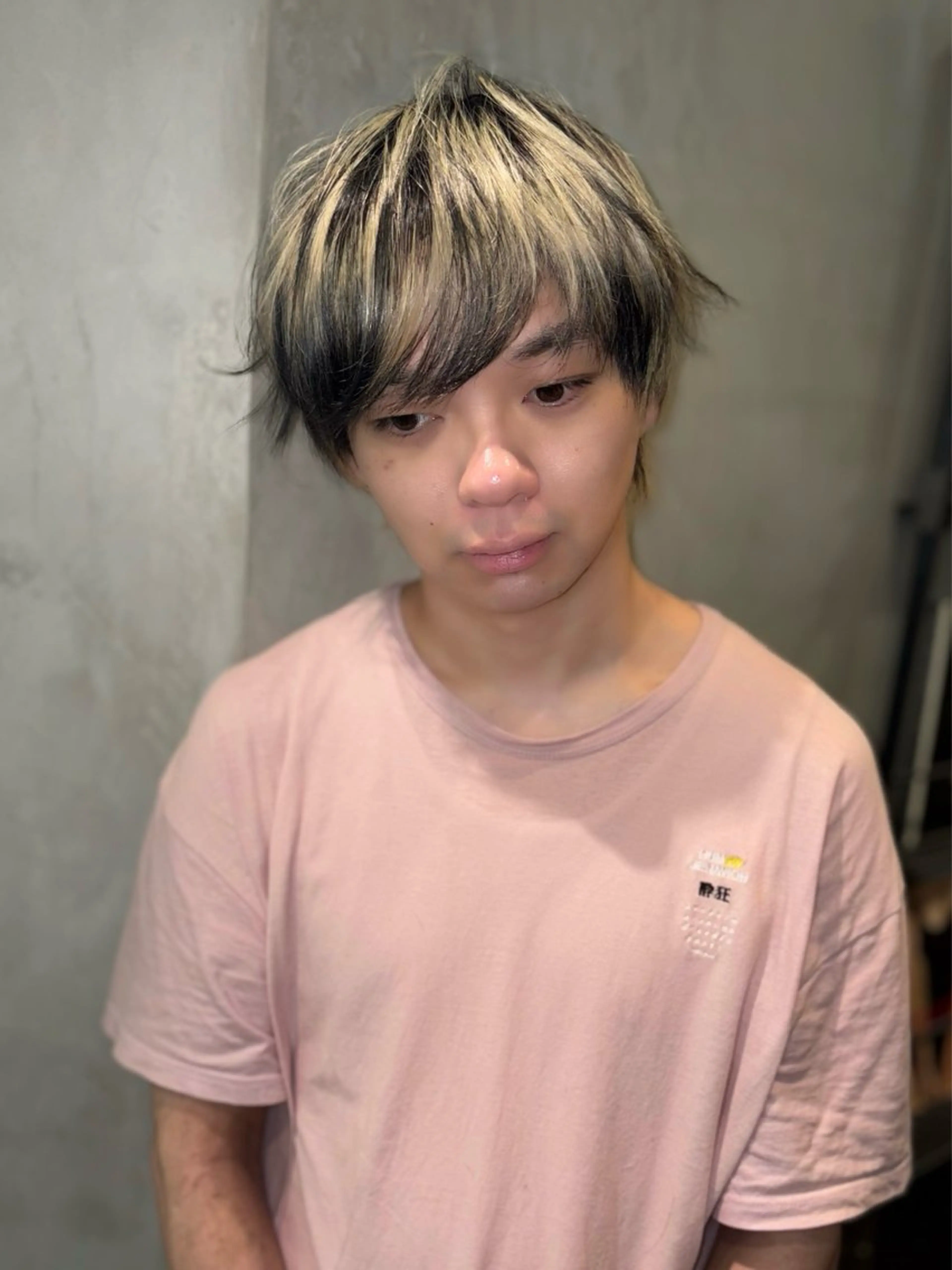 ショート カラー メンズ ヘアカラー トリートメント 優作 〜圧倒的信頼〜のヘアスタイル