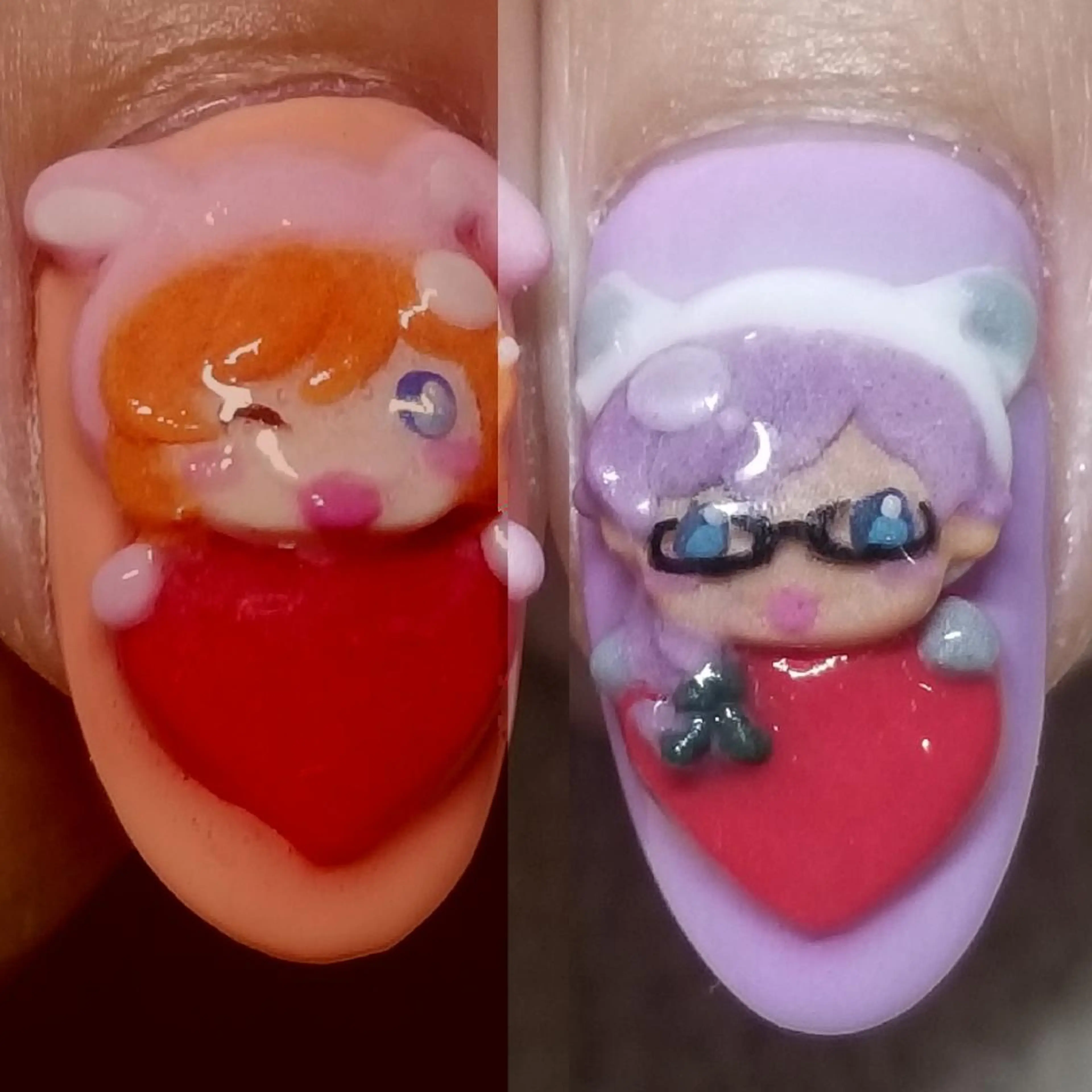 ネイル アニマル柄 ハンドネイル よしだ ひろきのネイルデザイン