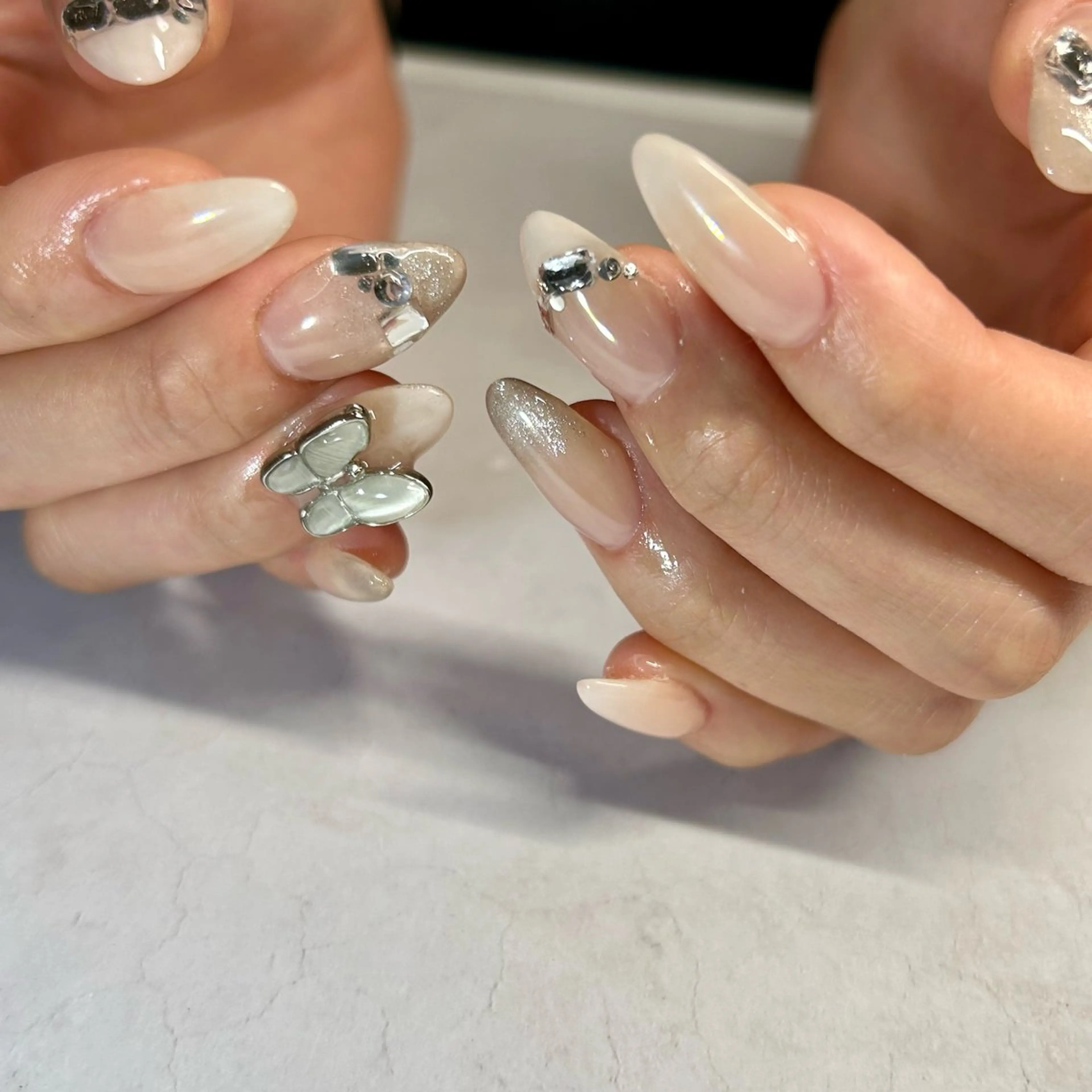 ネイル JERRIE 　 韓国ネイル/自爪育成所属・✴︎JERRIE✴︎ フィルイン対応店のネイルデザイン