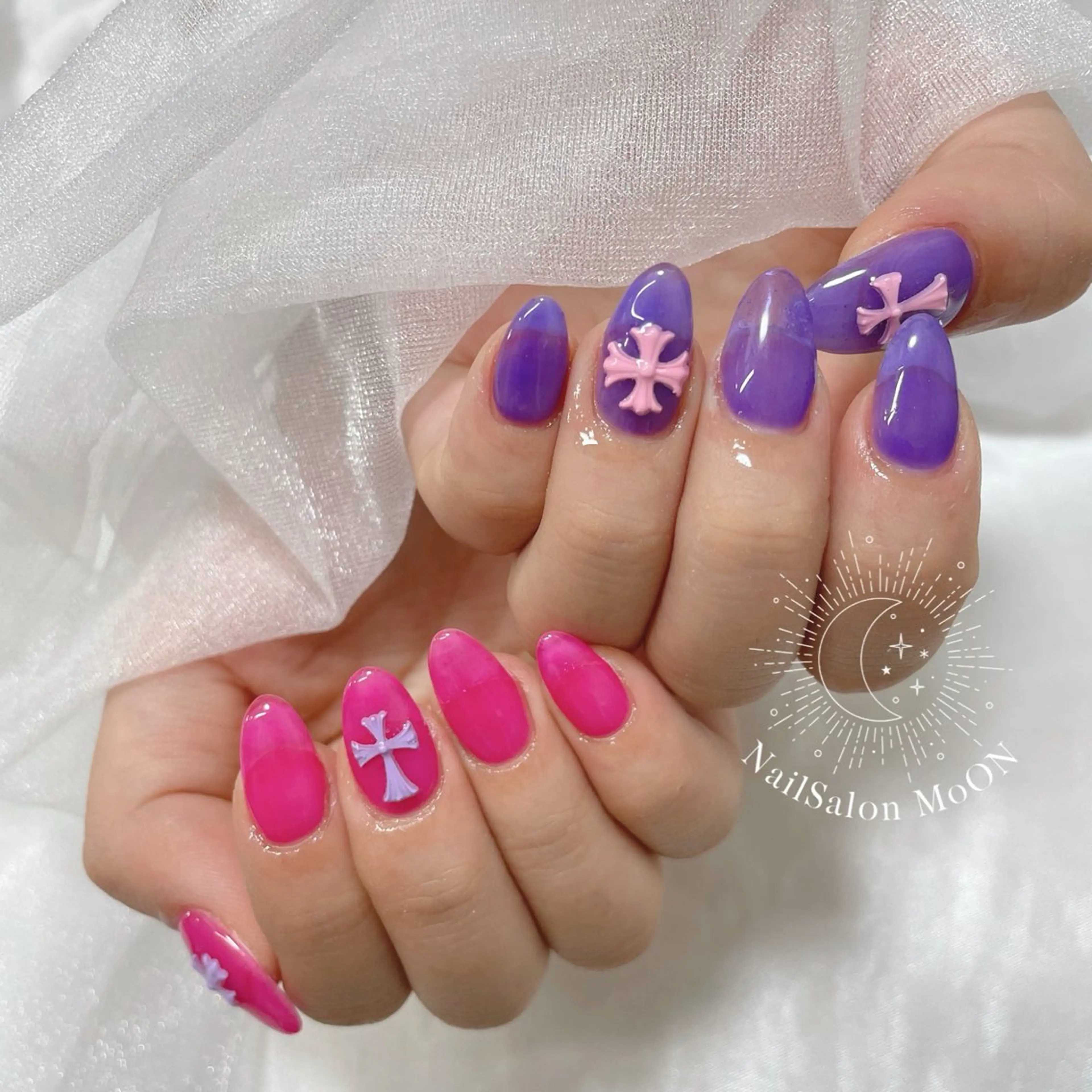 ネイル ハンドネイル ハンドケア MoON...❤︎ MeGuのネイルデザイン