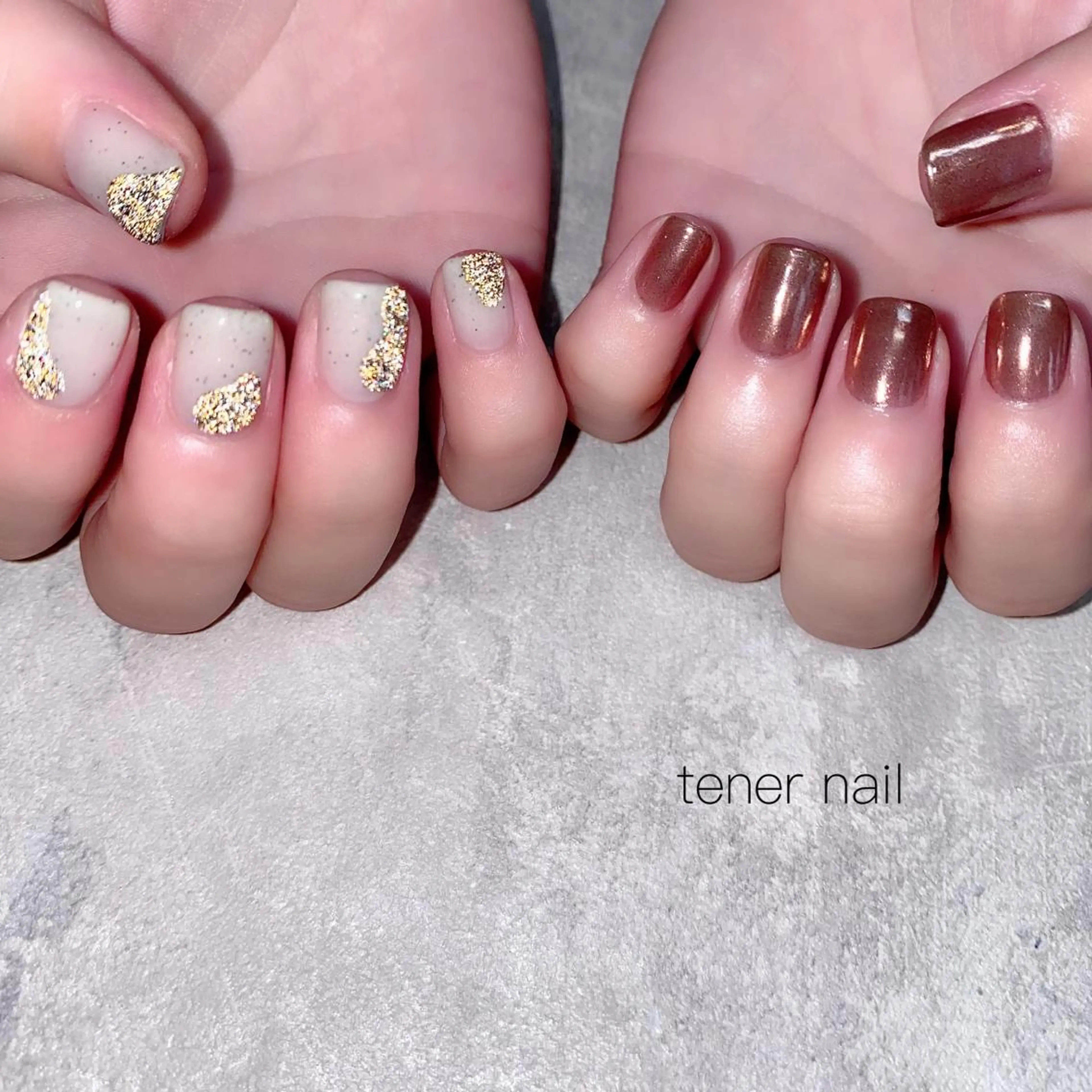 ネイル フラッシュネイル キラキラネイル ラメ(グリッター) tener  nail  テネルネイル所属・テネルネイル tener nailのネイルデザイン