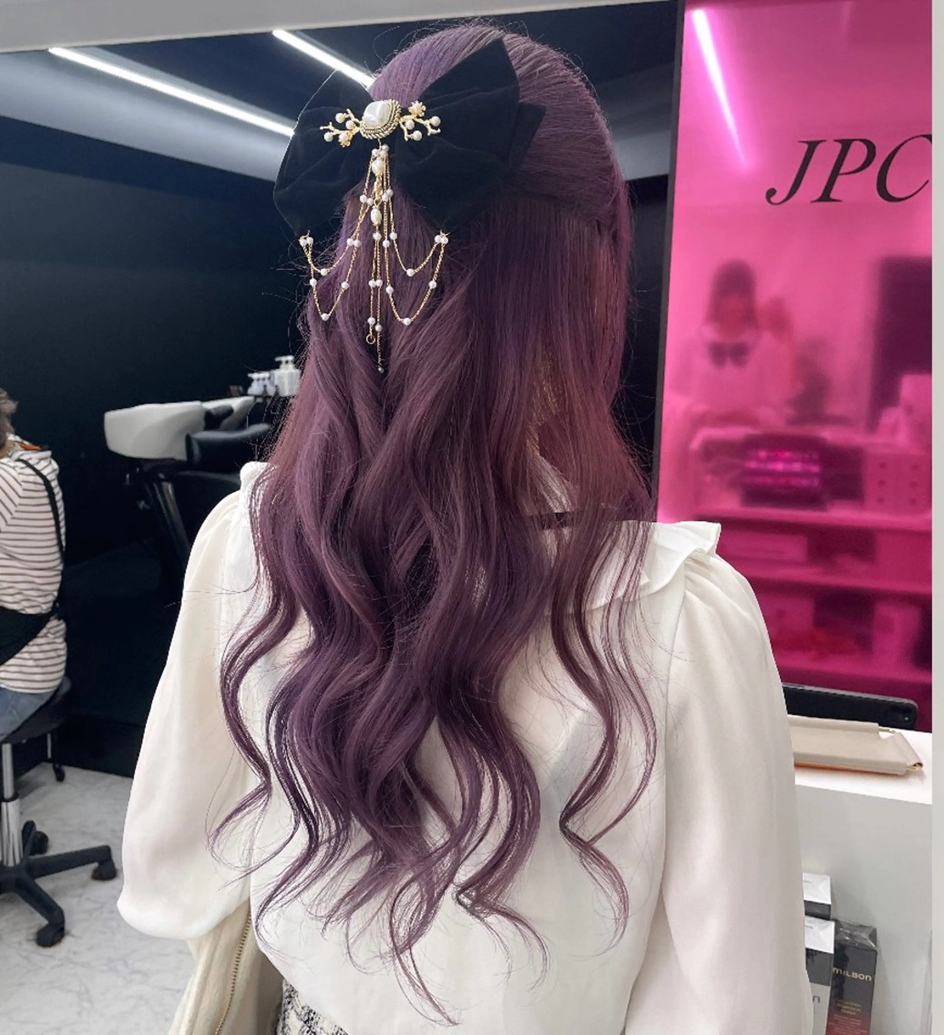 ヘアアレンジ ハーフアップ JPCY MIRIYAのヘアスタイル