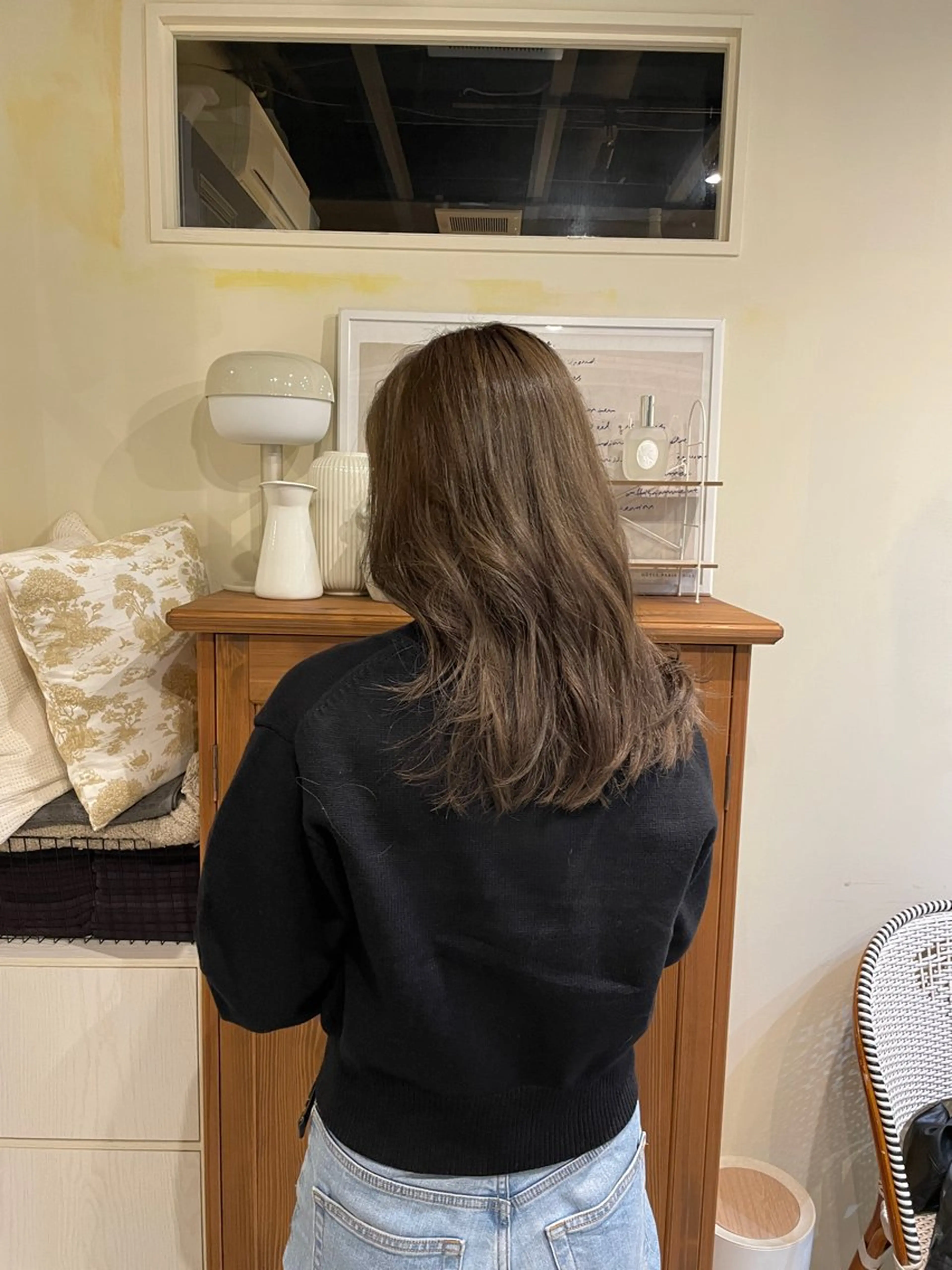 ロング カラー R-5 shonandai所属・🍋透け感カラー🍃 オリーブ🍐Kahoのヘアスタイル