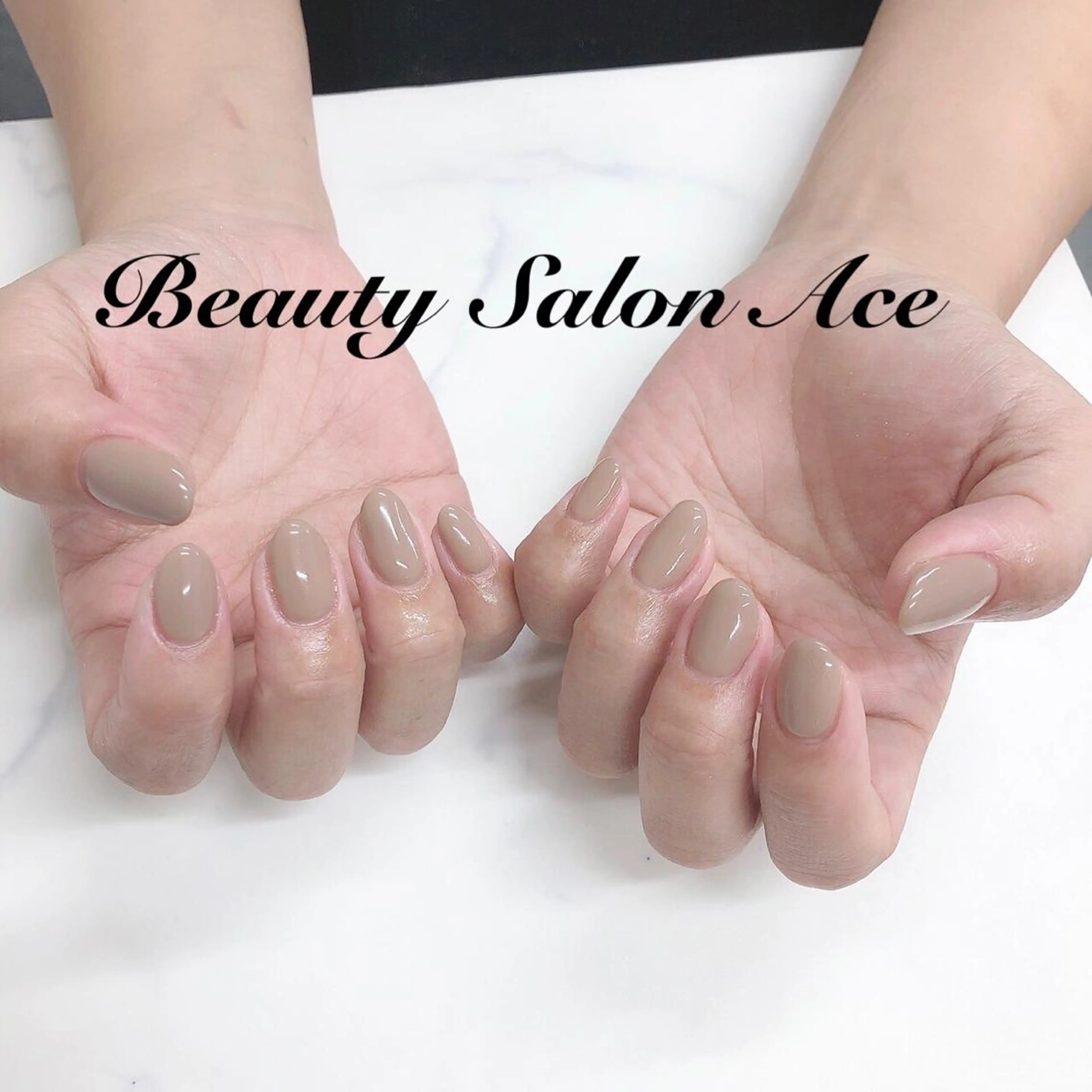 ネイル アートネイル 長さ出し ジェルネイル メンズネイル ワンカラーネイル Beauty Salon Ace（ネイルサロン　エース）所属・池袋フィルイン Ace♡長さだしのネイルデザイン