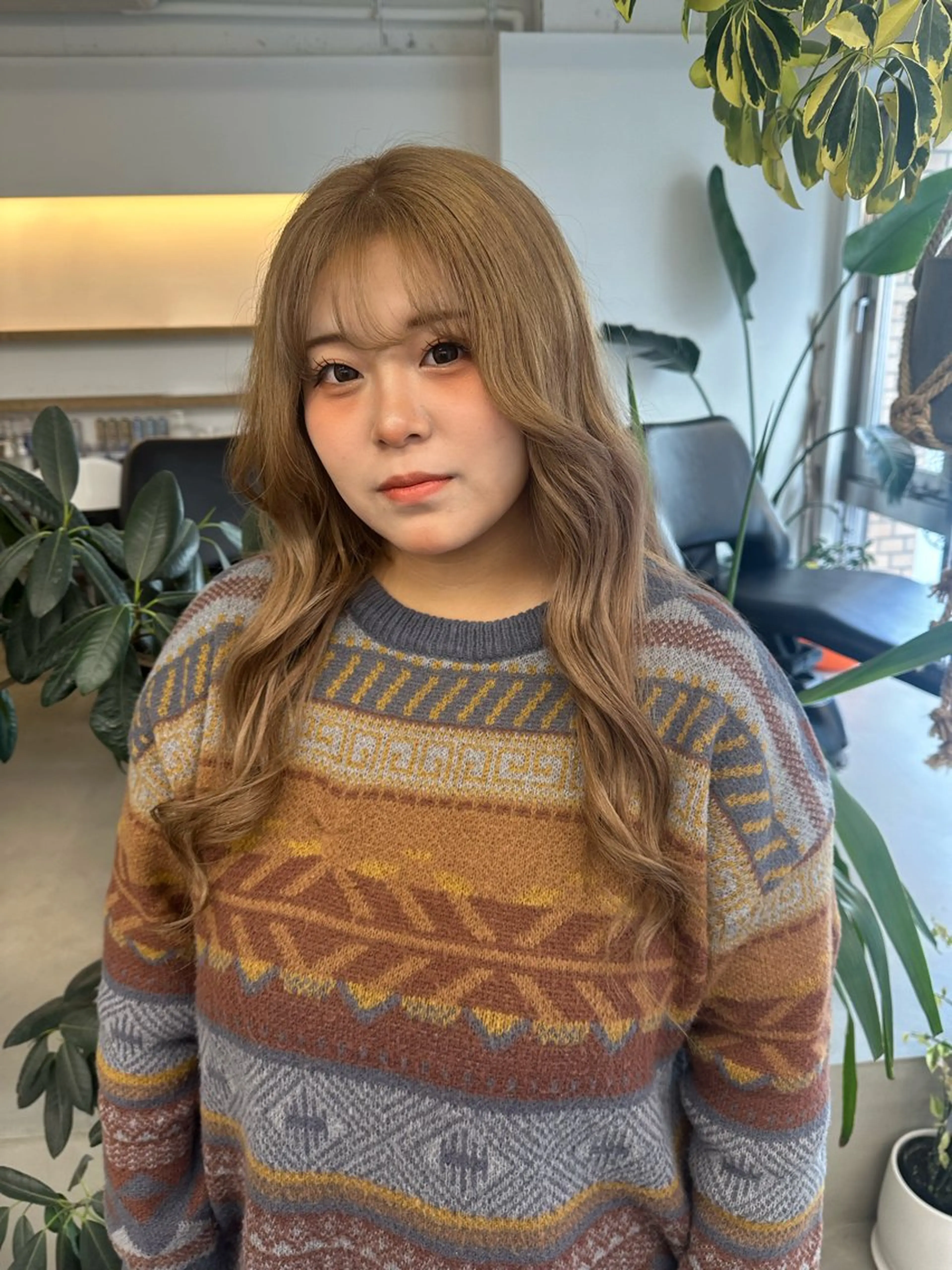 ロング カラー ベージュカラー ダブルカラー 【sica】 nanaのヘアスタイル