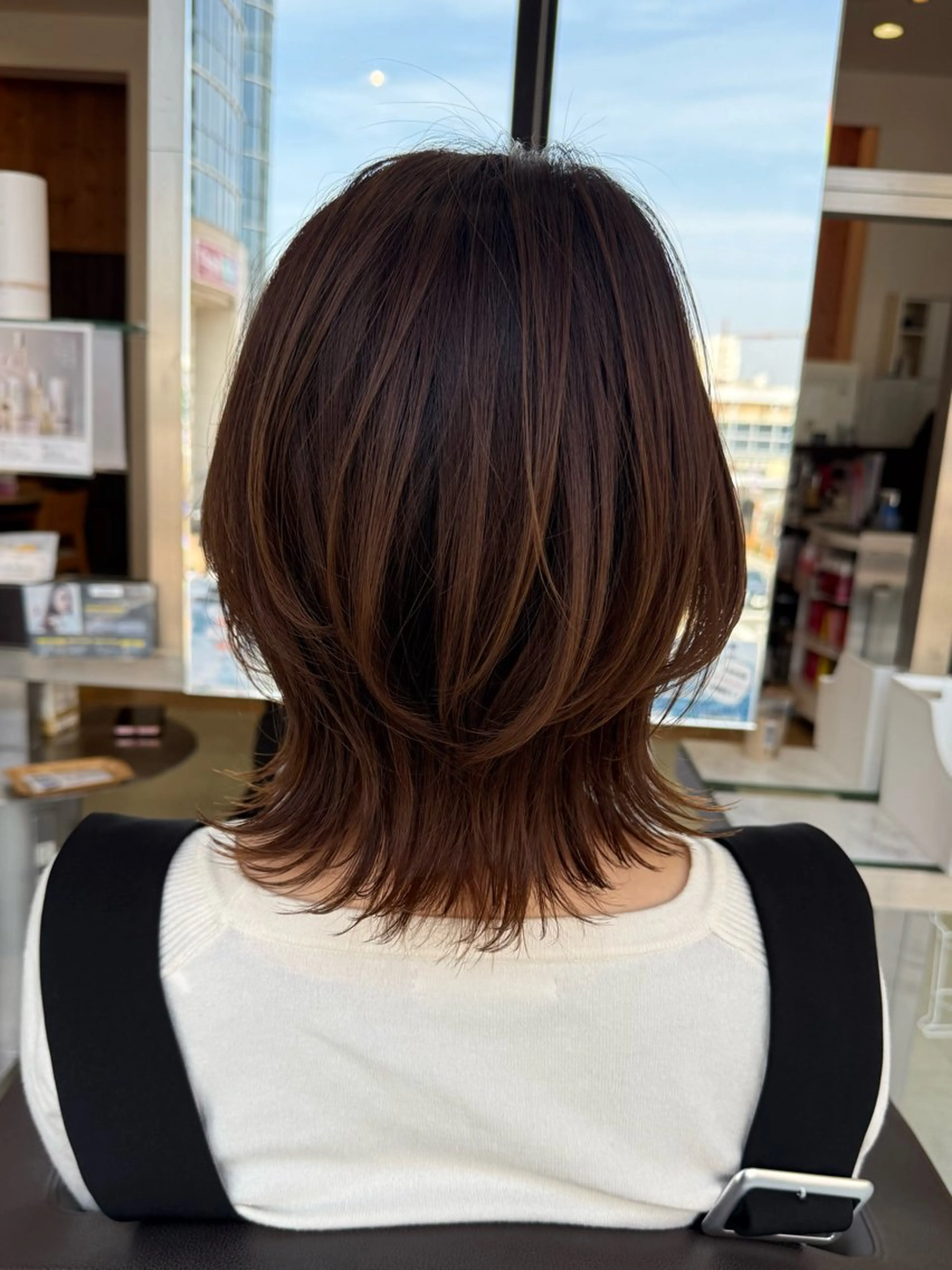 ミディアム くびれヘア カット 小芝涼介/レイヤー /メンズパーマ✂️のヘアスタイル