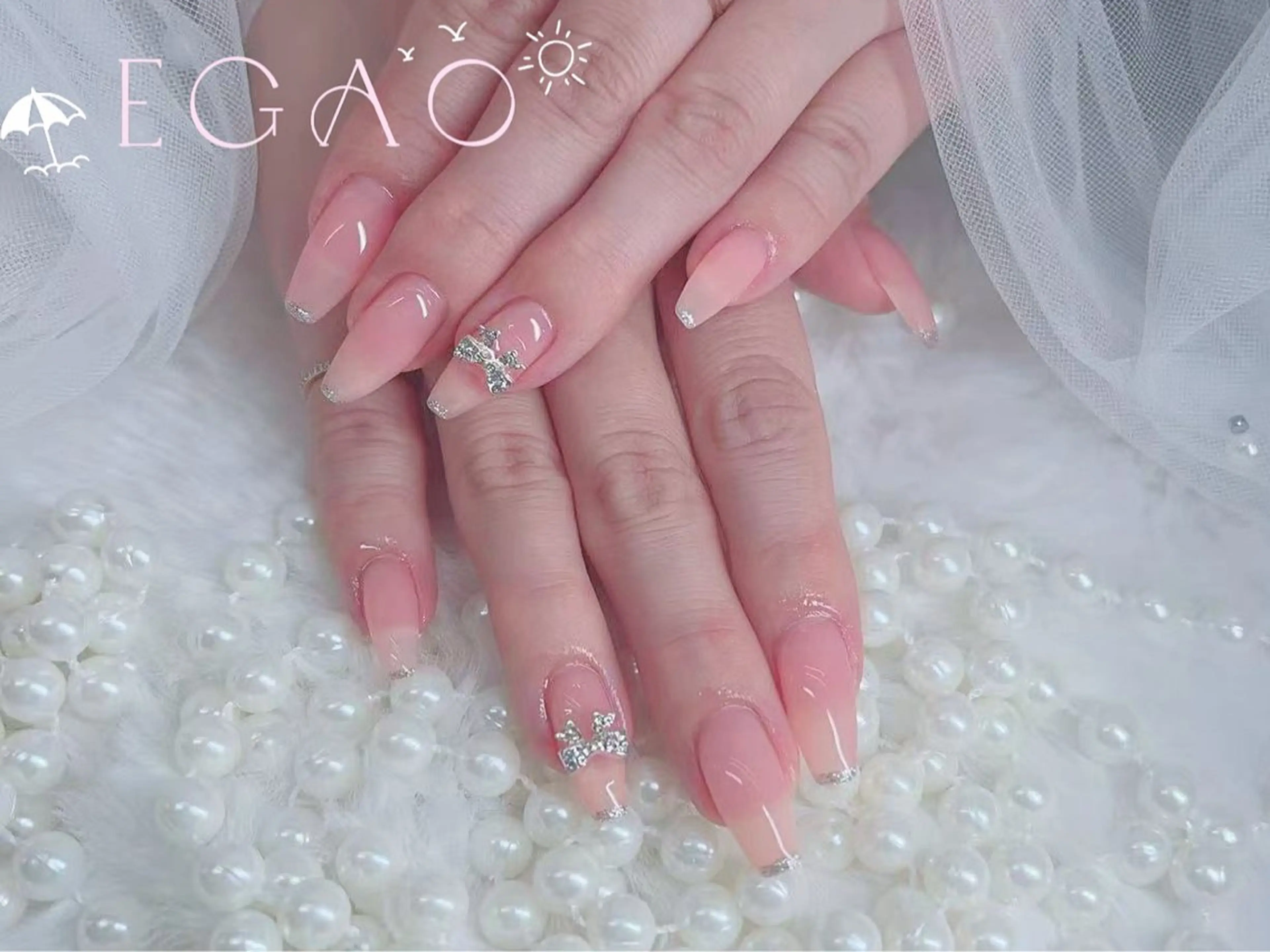ネイル アートネイル フットネイル フレンチネイル ジェルネイル グラデーション ハンドネイル Egao Nail Salonのネイルデザイン