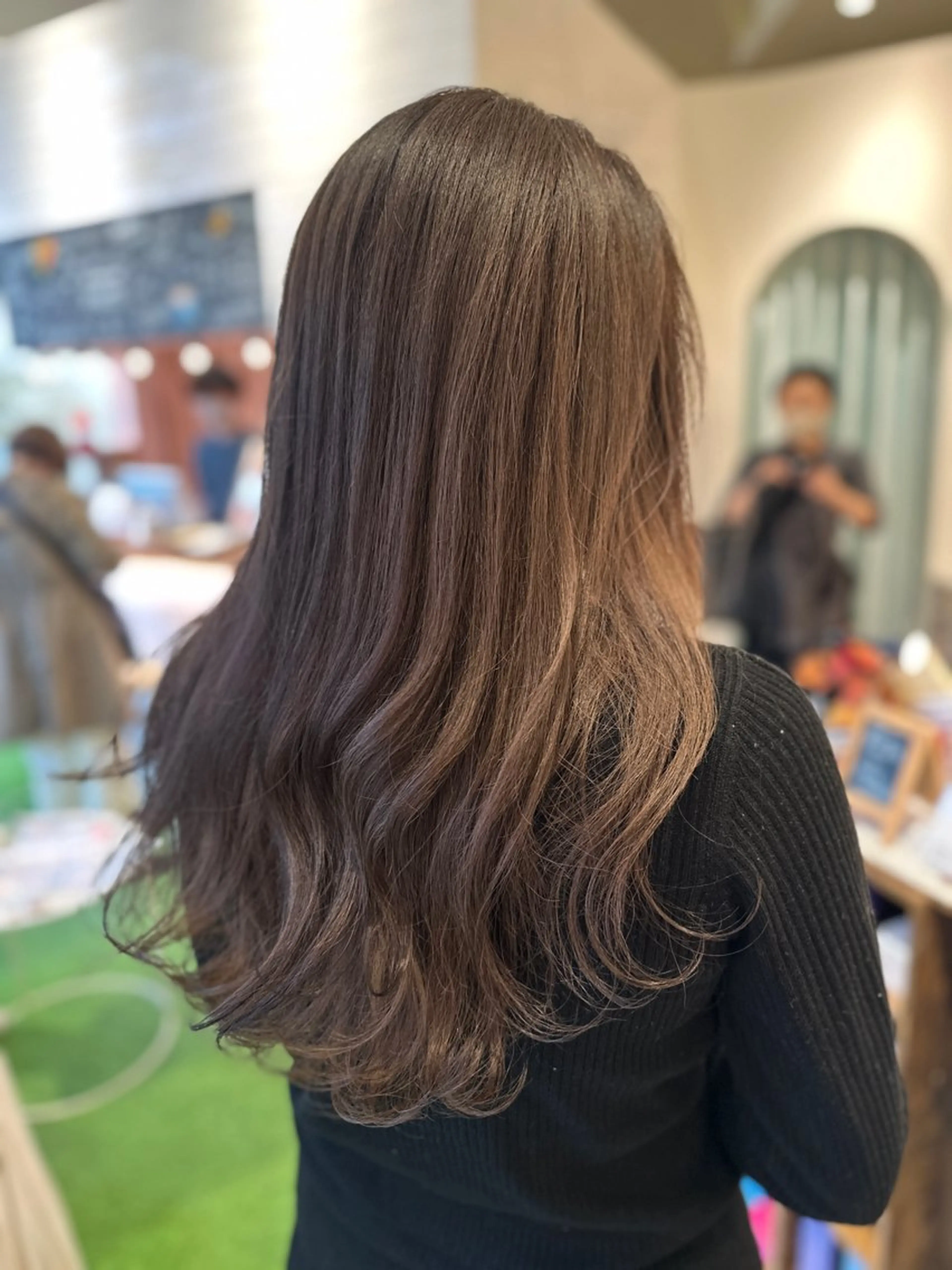 ロング 韓国風レイヤーカット 🇰🇷❕モカのヘアスタイル