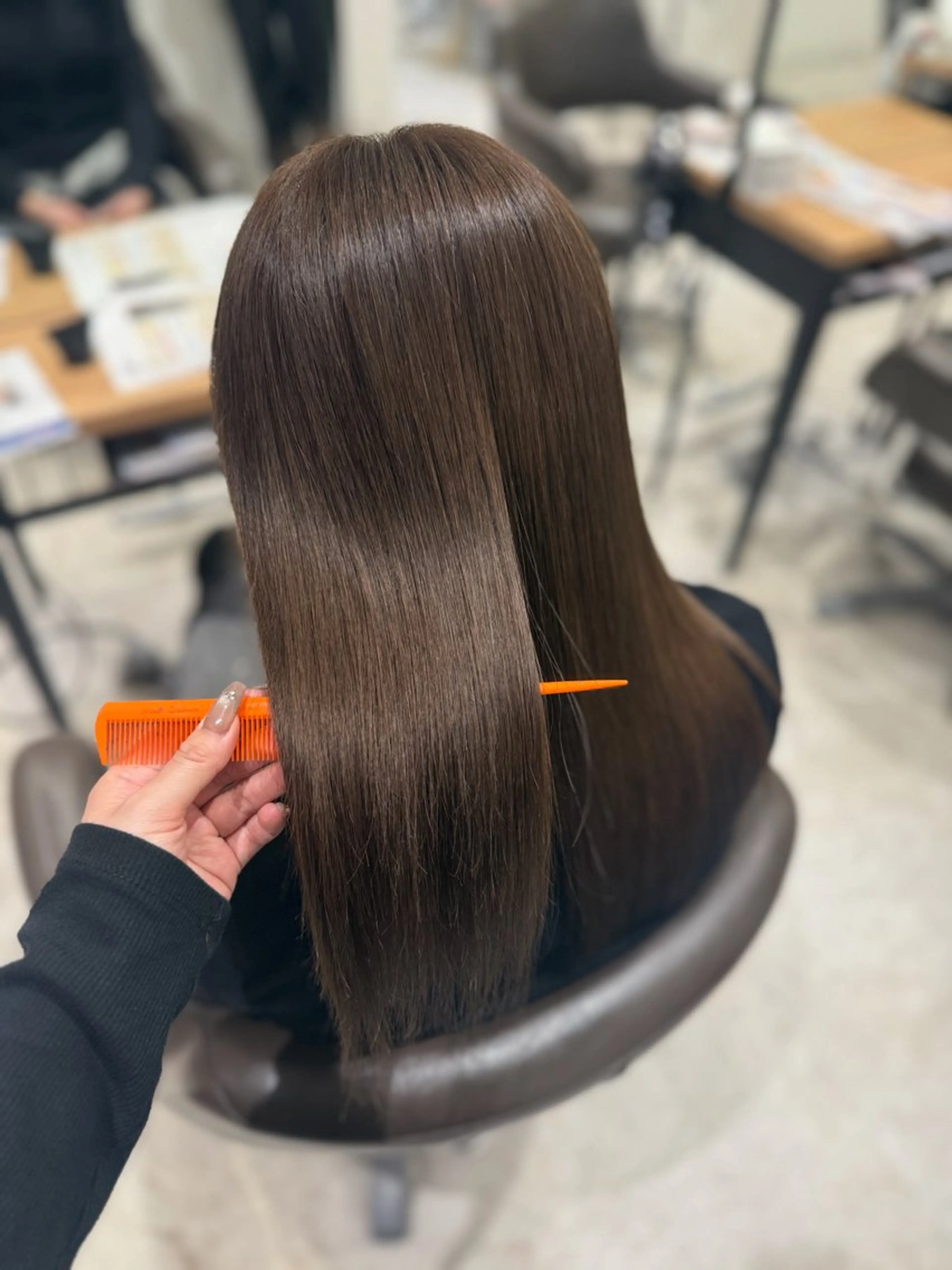 【髪質改善】超高濃度水素カラー+特濃水素トリートメント🩵🪽の写真