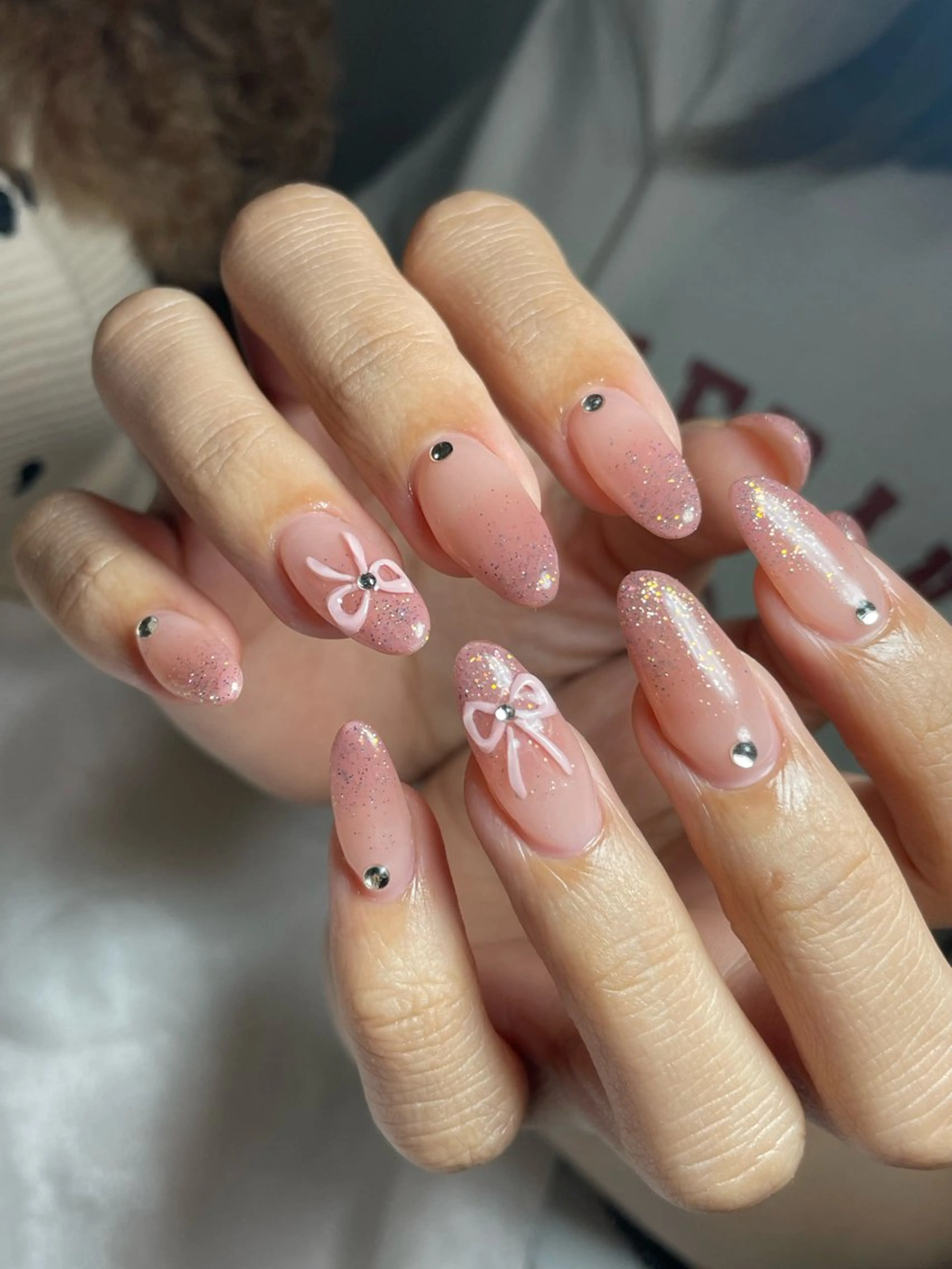 ネイル リボン private salon NIKOのネイルデザイン