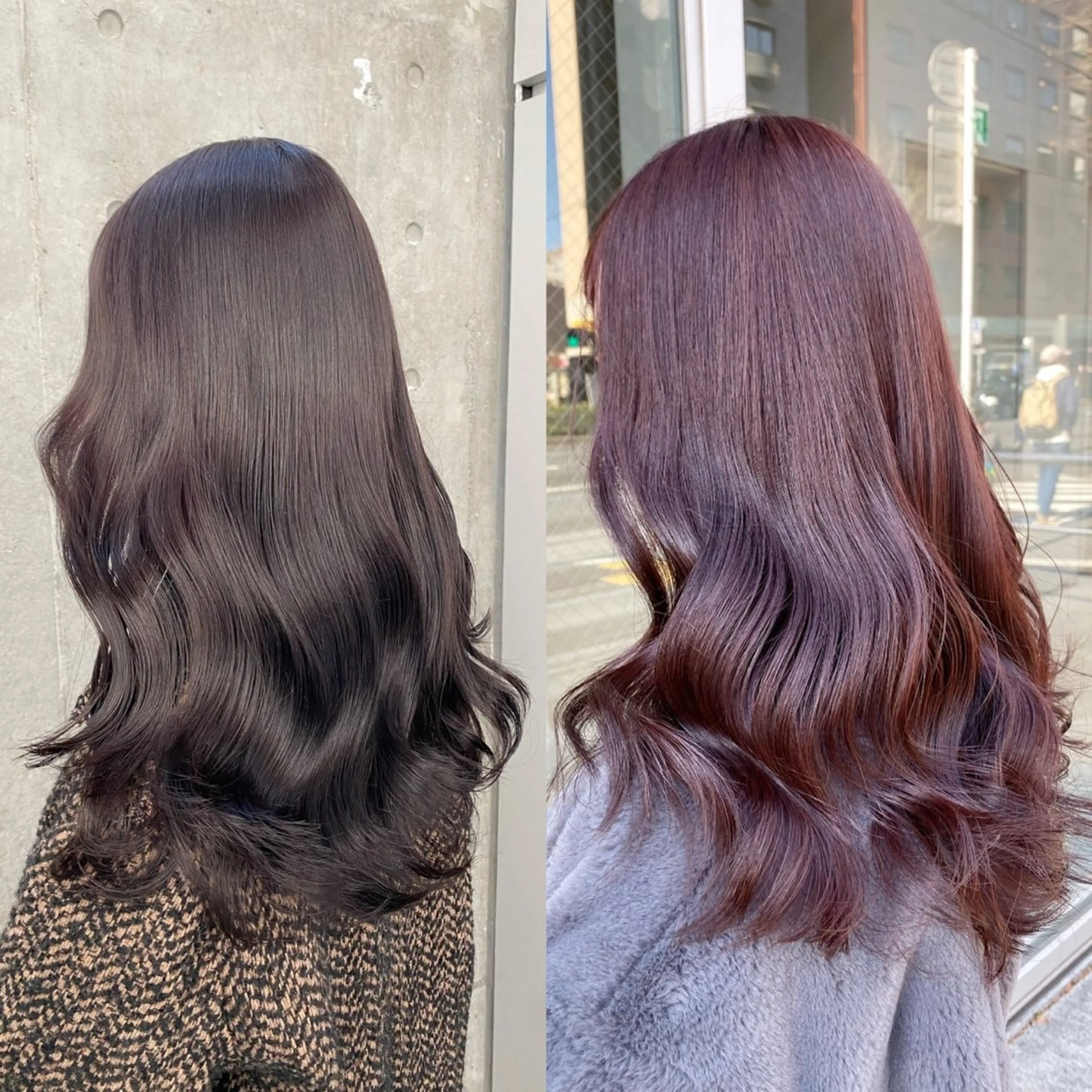 セミロング カラー カット ヘアカラー トリートメント 大人っぽ♡上品な暖色 ♡ブリーチなし♡のヘアスタイル