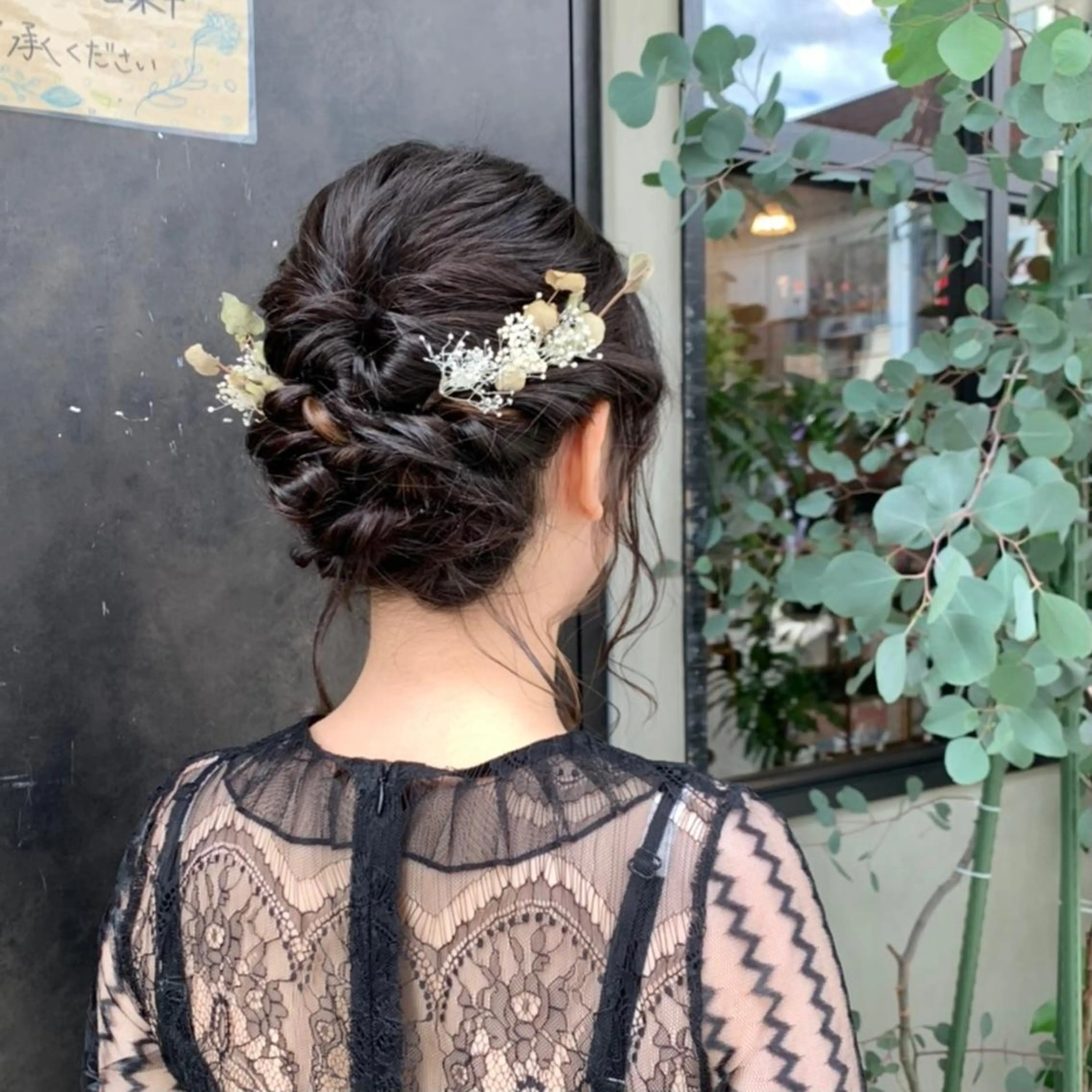 ミディアム ヘアアレンジ 結婚式・ブライダル 竹内 春奈のヘアスタイル