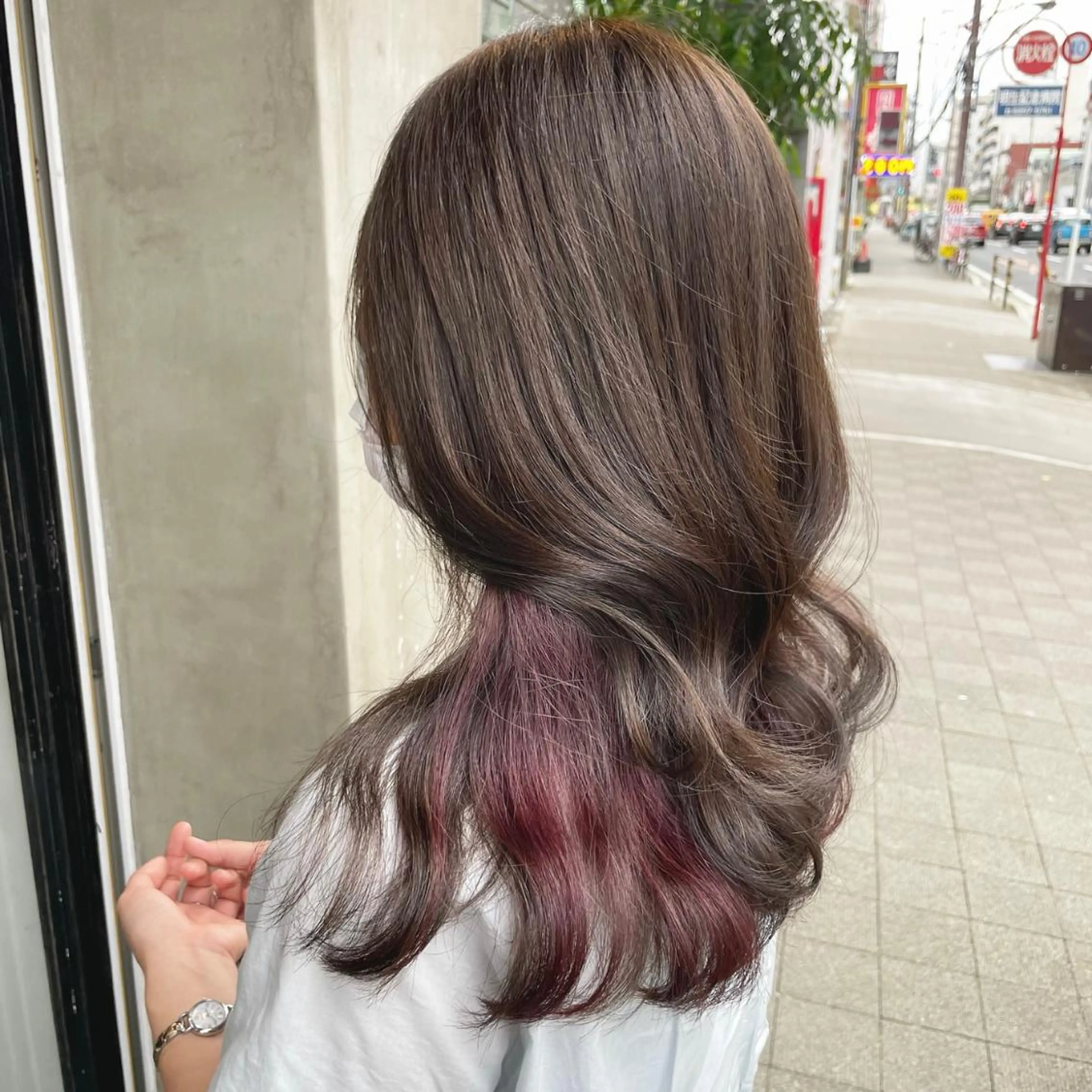 セミロング カット ヘアカラー ROMEO京橋 MINAMIのヘアスタイル