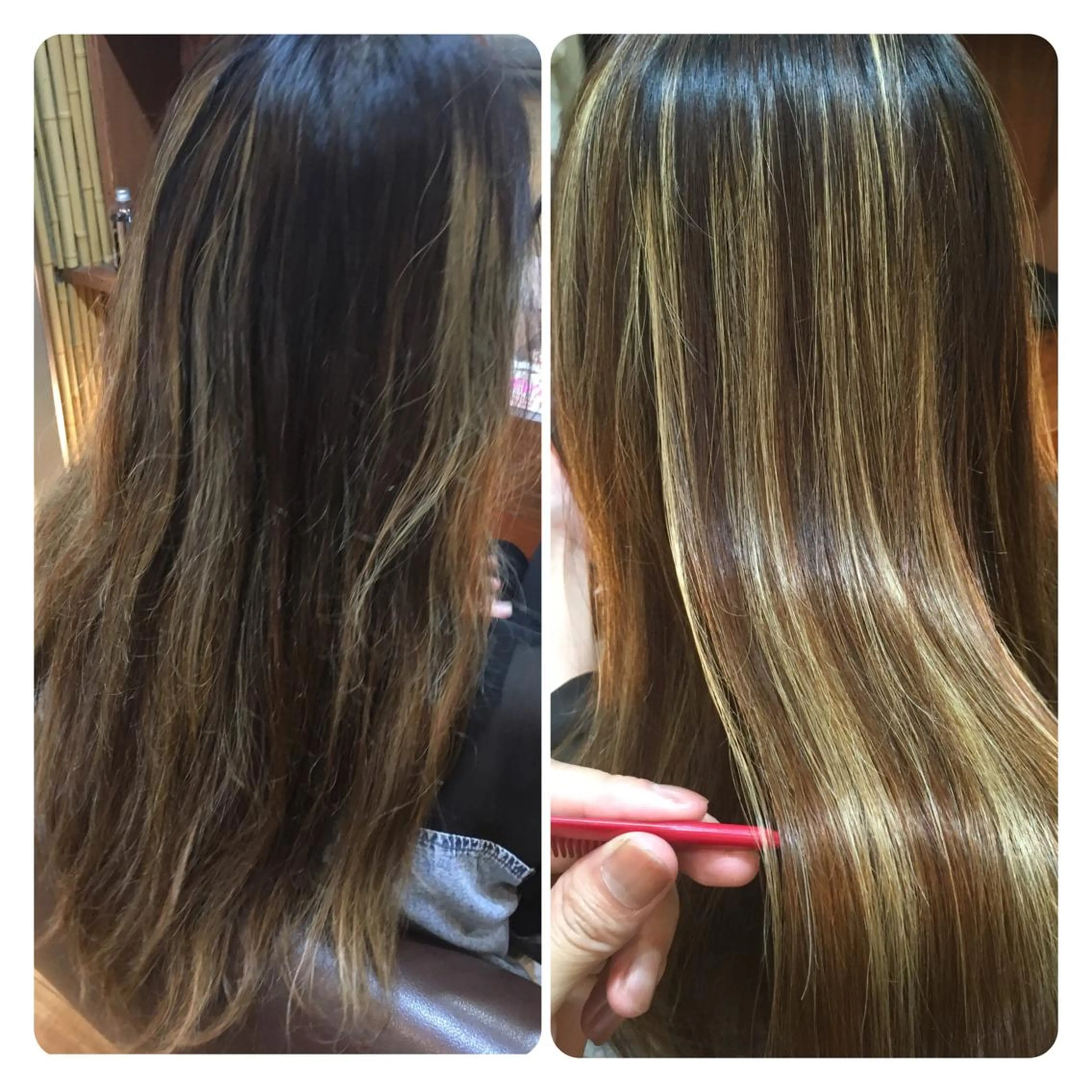 ロング パーマ カット 縮毛矯正 トリートメント 菅村 勇亮のヘアスタイル