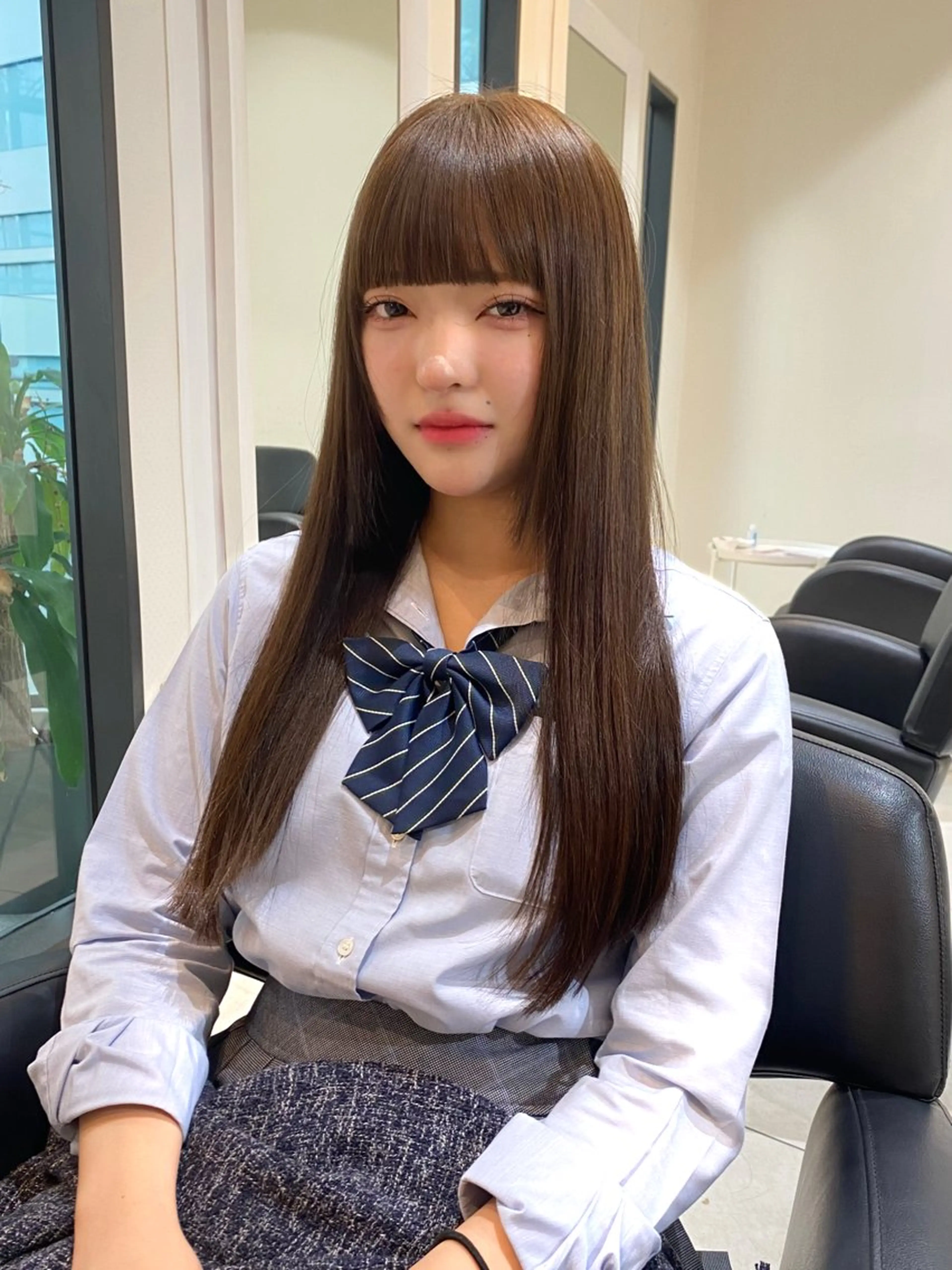 ロング カラー ブリーチ カット ヘアカラー トリートメント mai / linoah˚✧のヘアスタイル