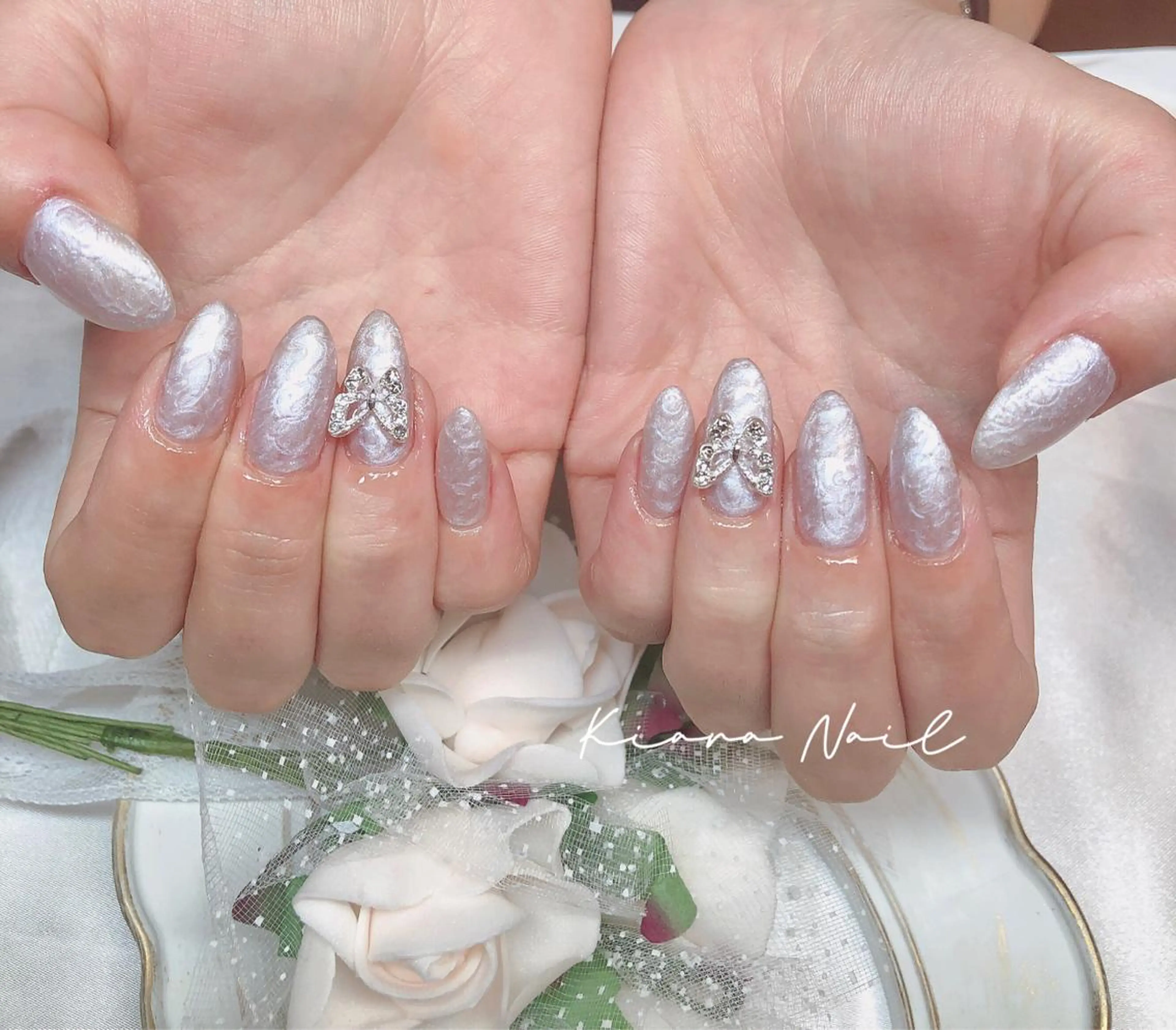 ネイル ジェルネイル マグネットネイル 🍭Kiara Nail🍭のネイルデザイン