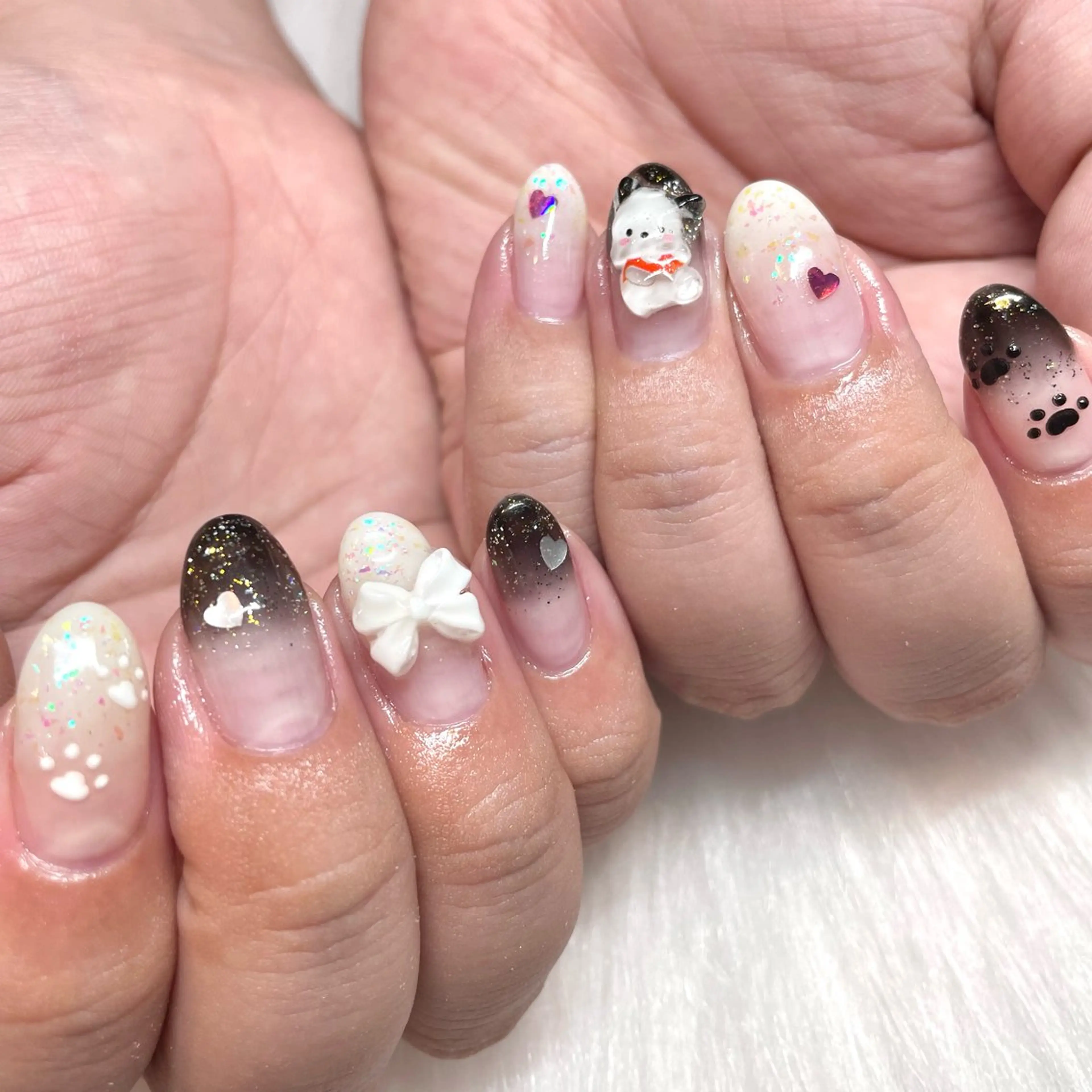 ネイル 持ち込み ハンドネイル Nail ヌシん家 AKANEのネイルデザイン