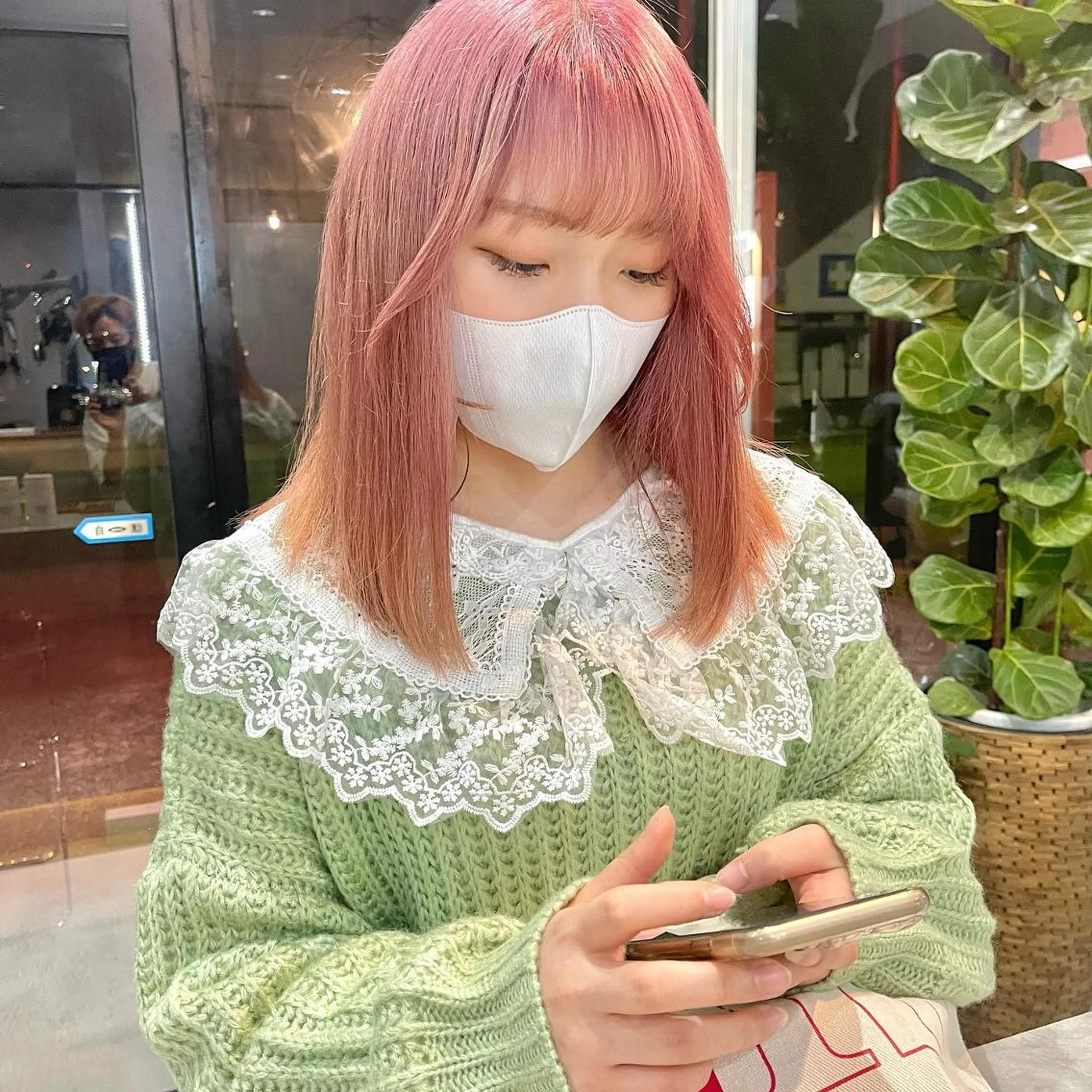 ミディアム mood tatemachiのヘアスタイル