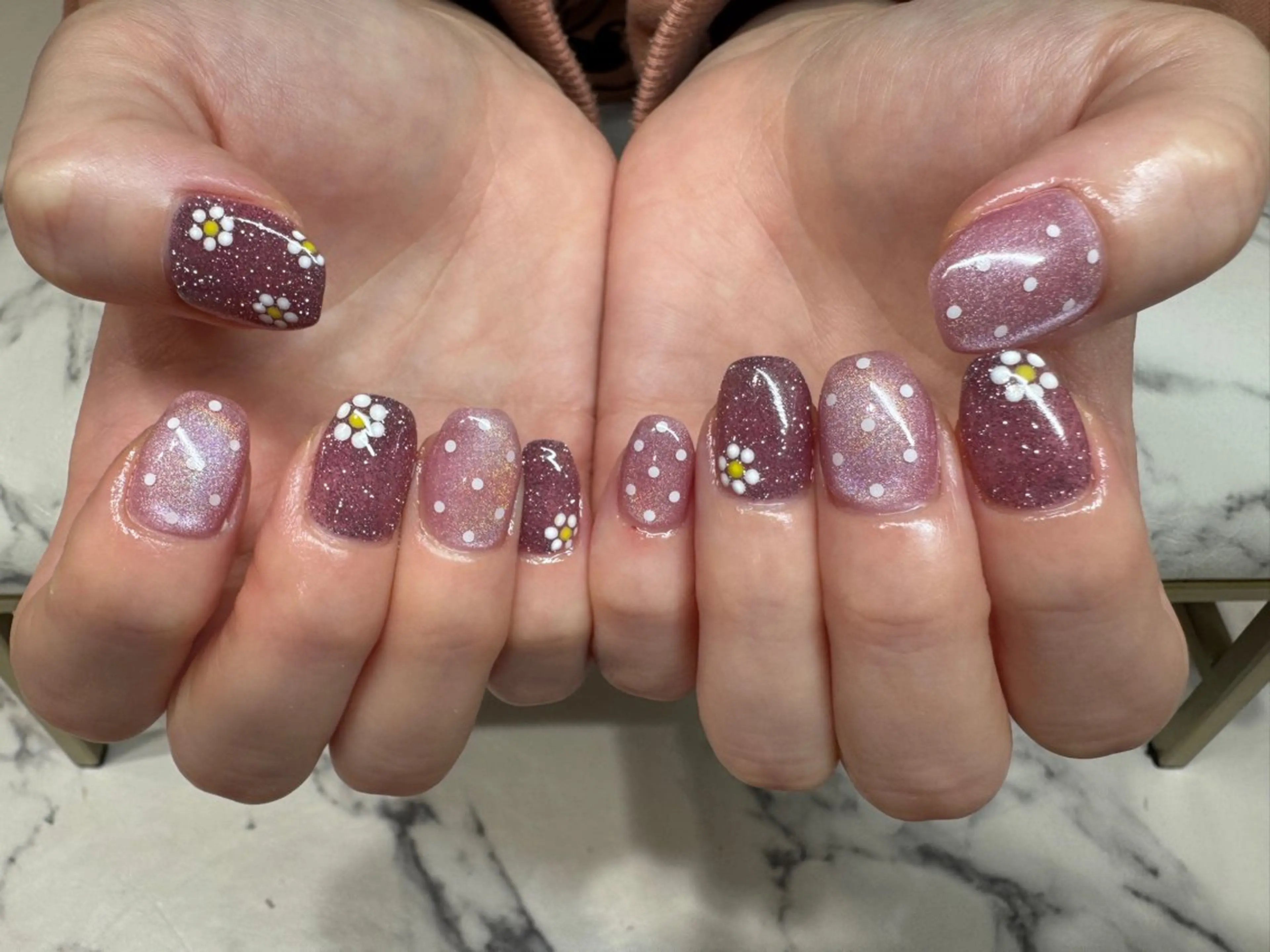 ネイル アートネイル フラッシュネイル マグネットネイル 持ち込み La・mer VENUS所属・La・mer VENUSあおいのネイルデザイン