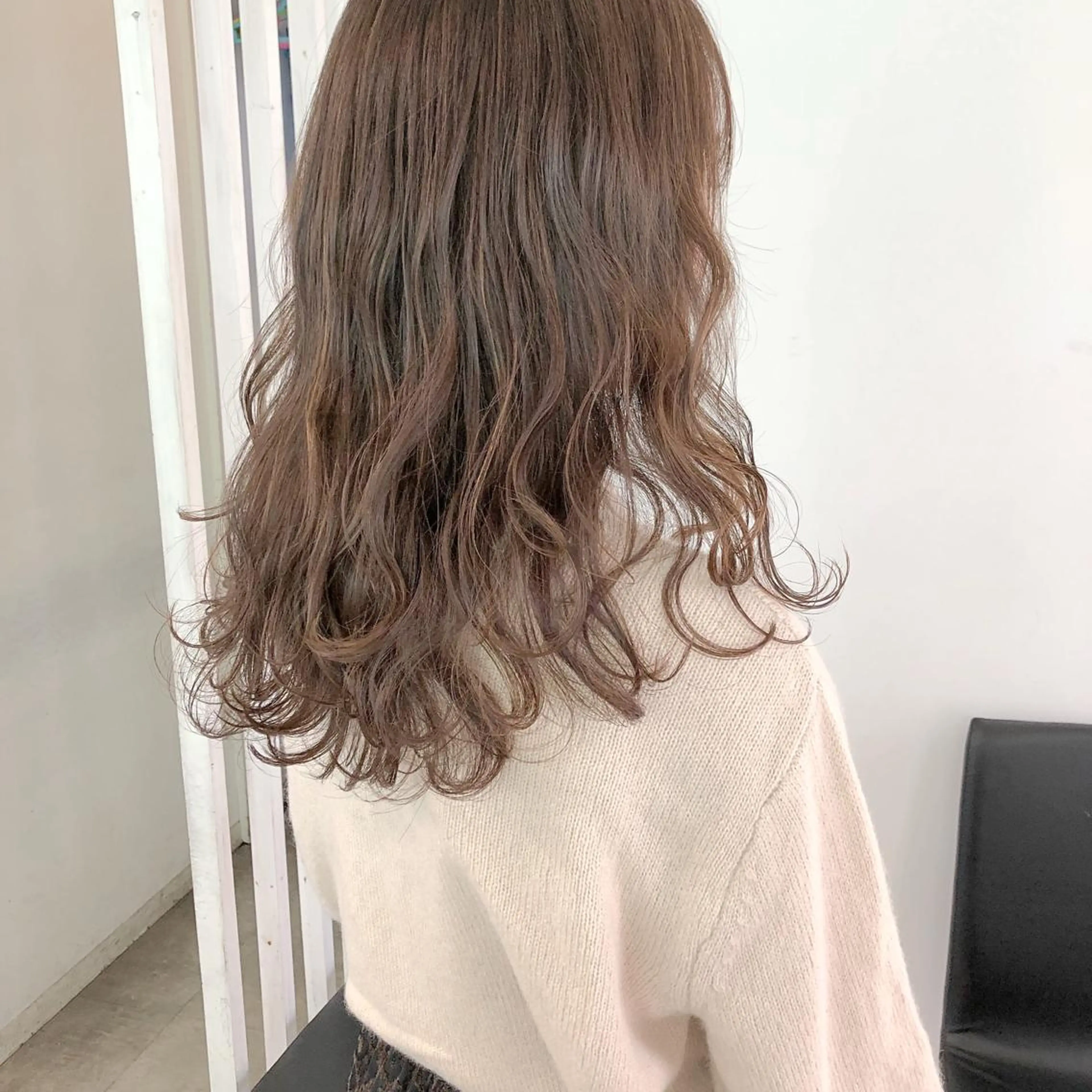 ロング カラー ヘアアレンジ 透明感カラー 榎園 由美のヘアスタイル