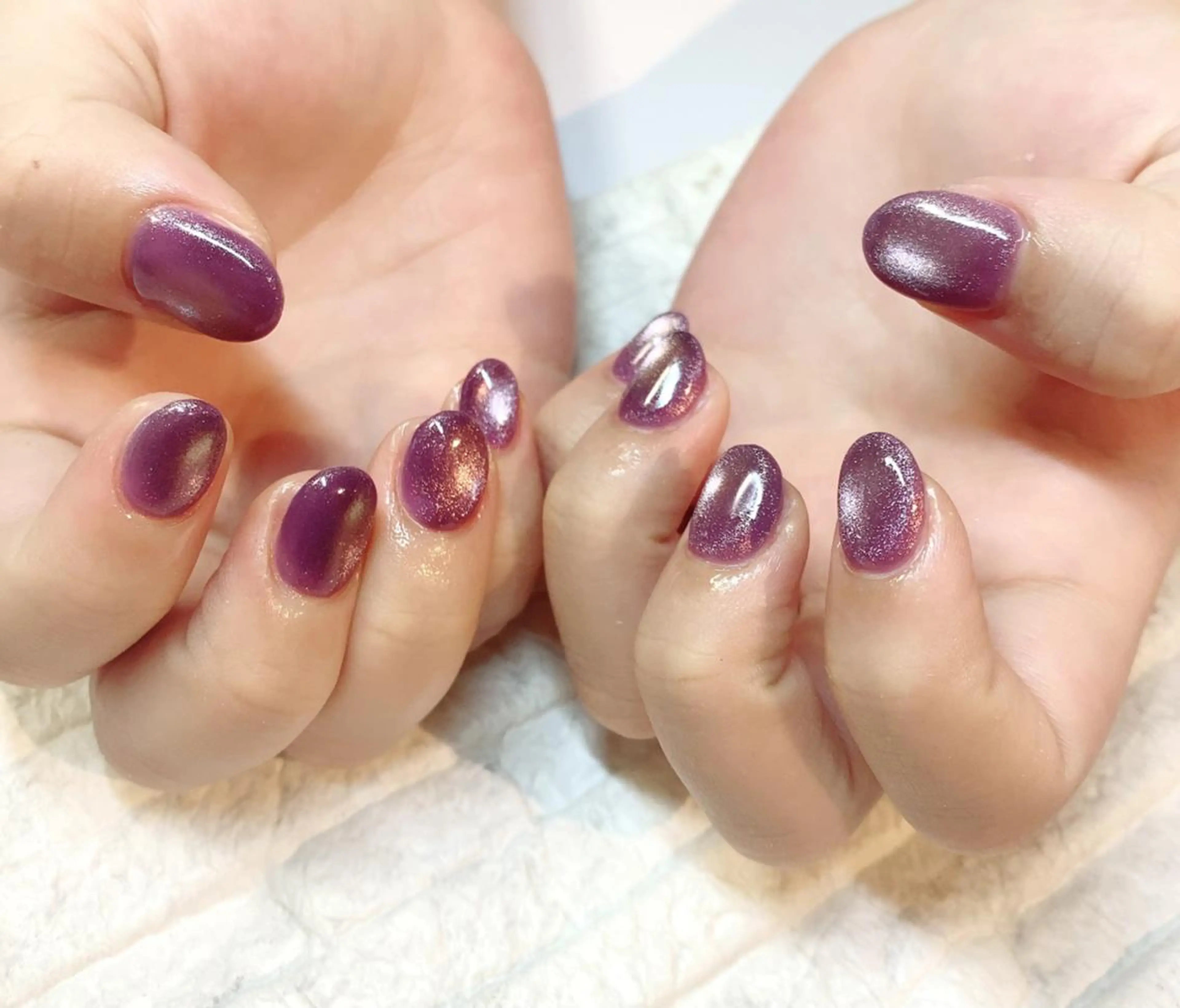 ネイル マグネットネイル ハンドネイル yochi nailのネイルデザイン