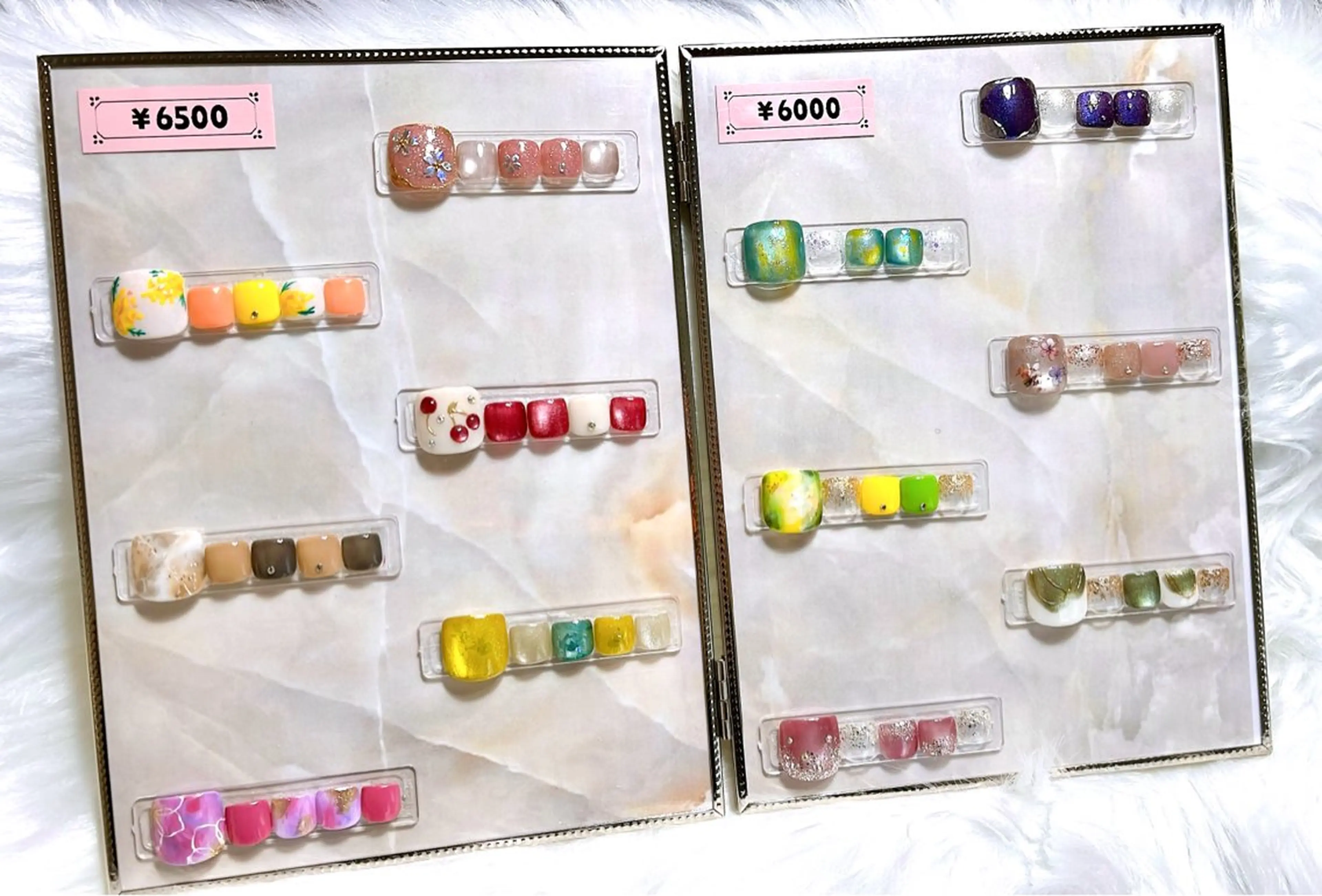 ネイル フットネイル 春ネイル フットネイル Nailsalon Nearのネイルデザイン