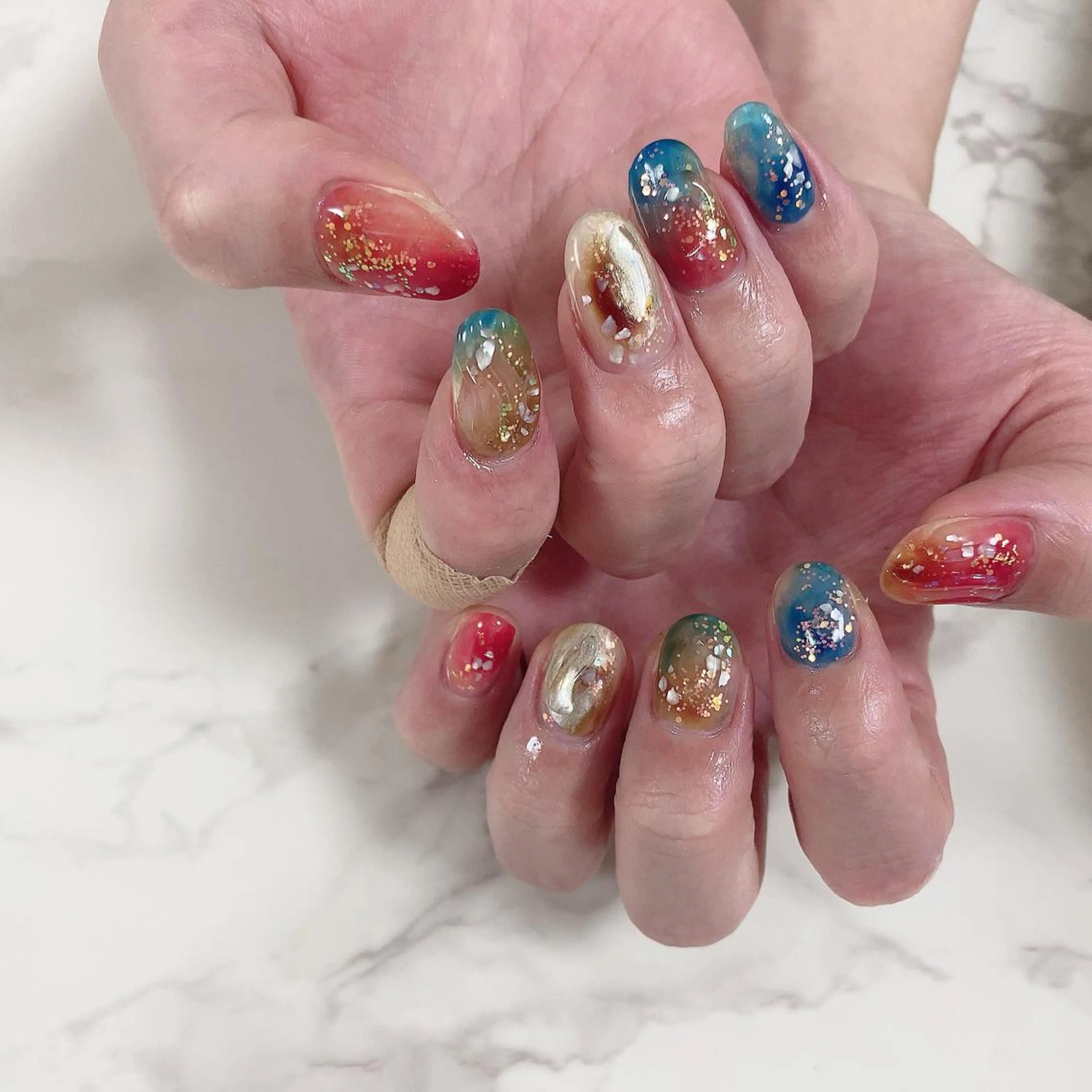 ネイル ニュアンスネイル SOL NAILのネイルデザイン