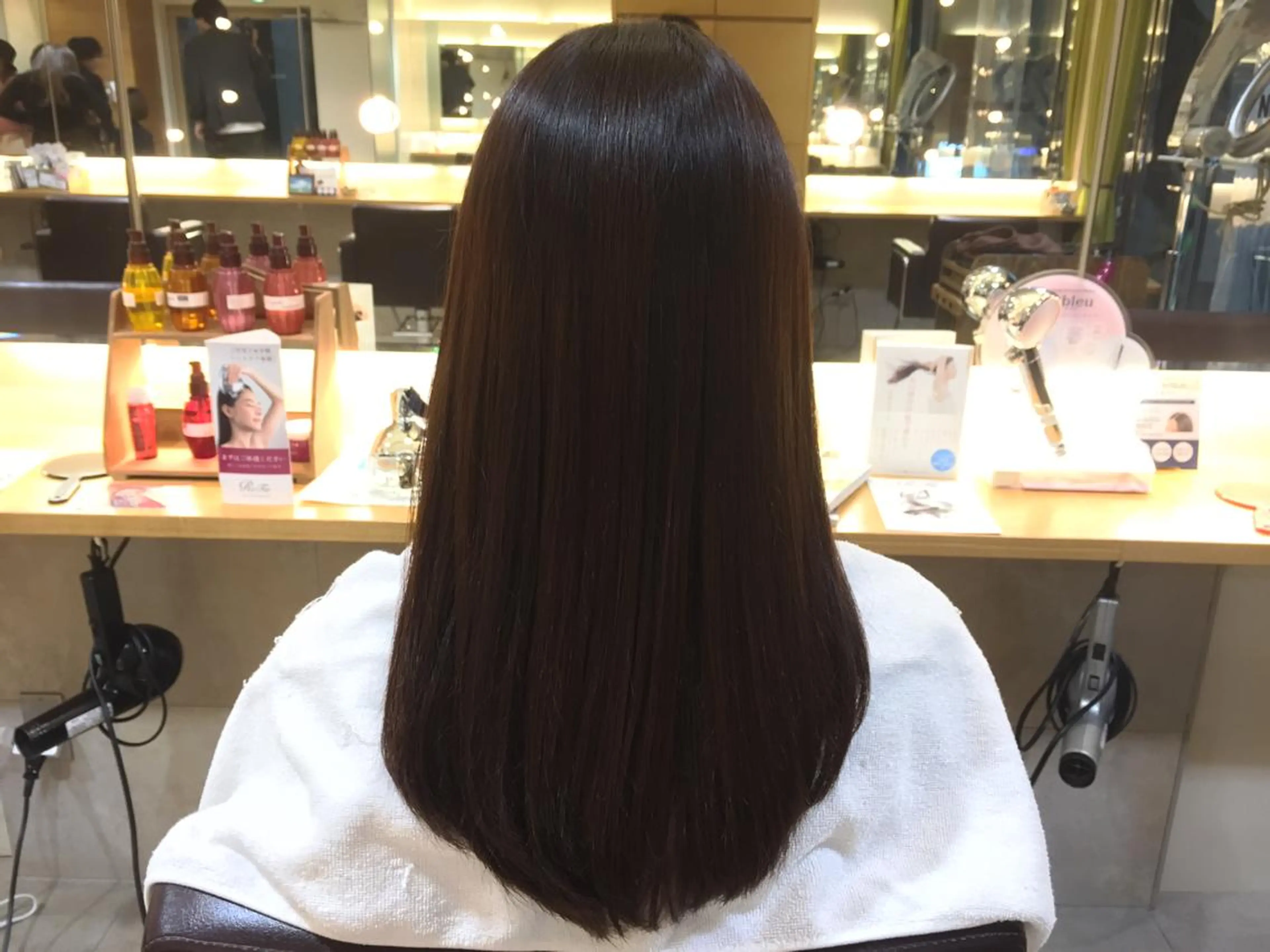 ロング 縮毛矯正 加藤 綾華のヘアスタイル