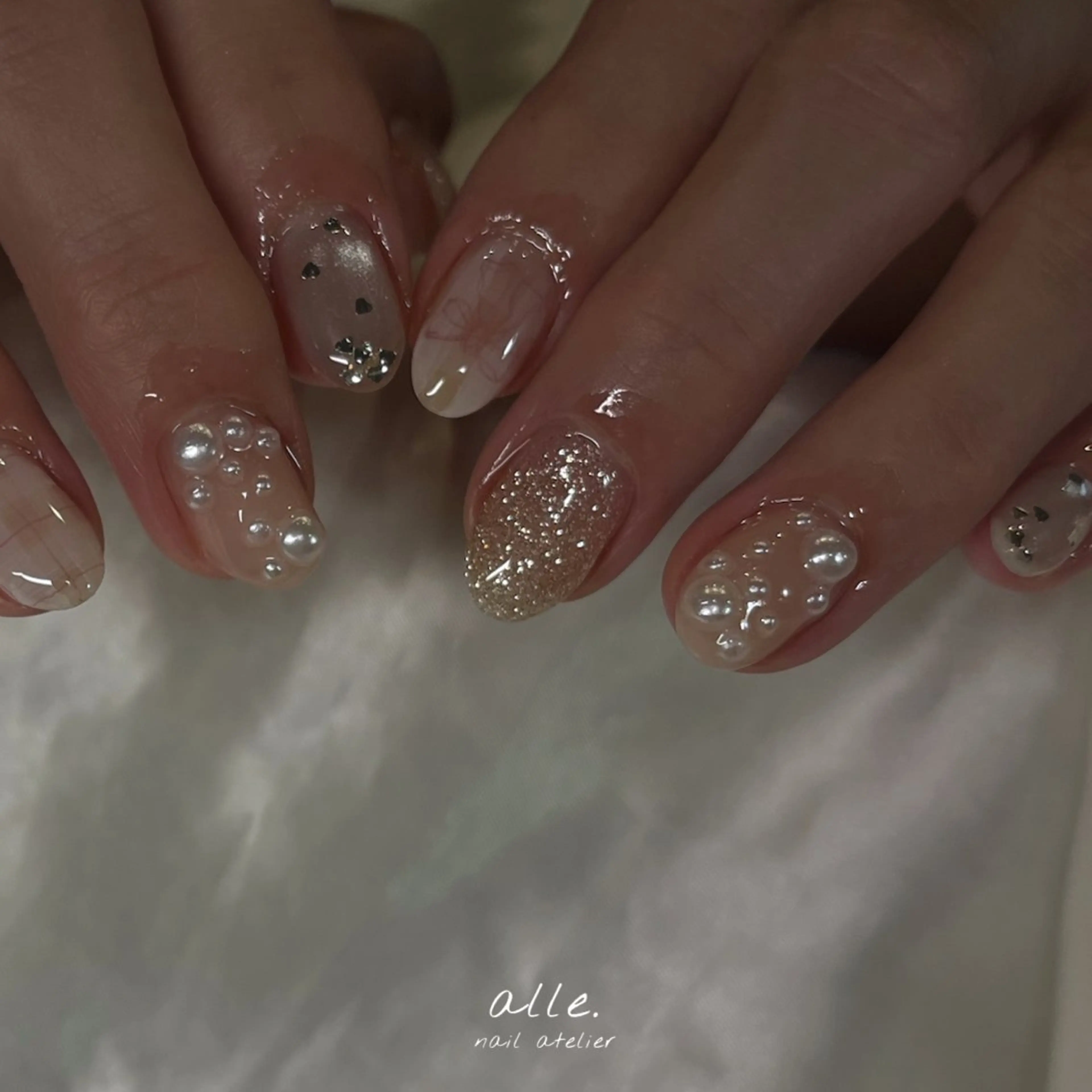 ネイル ハンドネイル atelier alle.のネイルデザイン