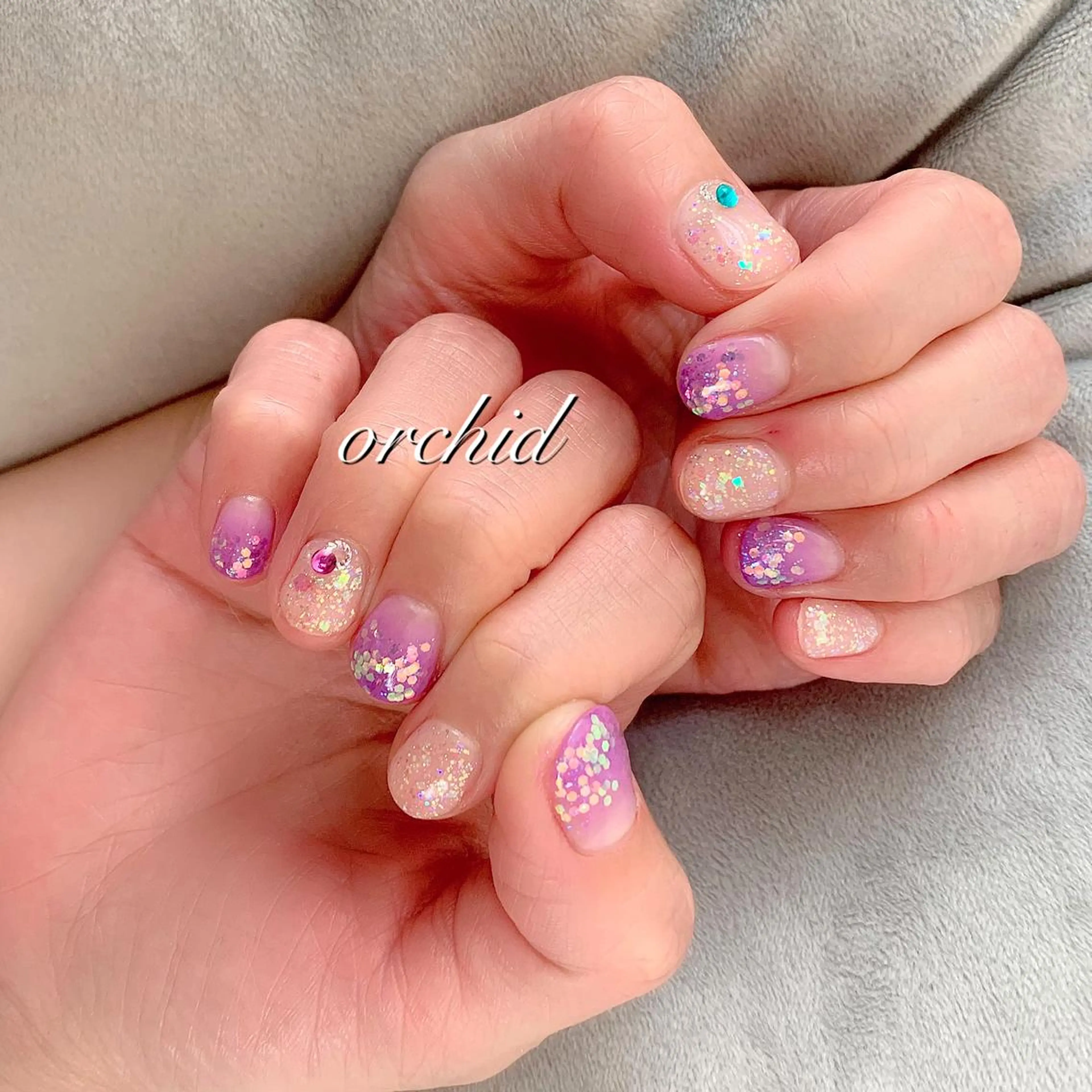 ネイル orchid ♡オーキッドのネイルデザイン