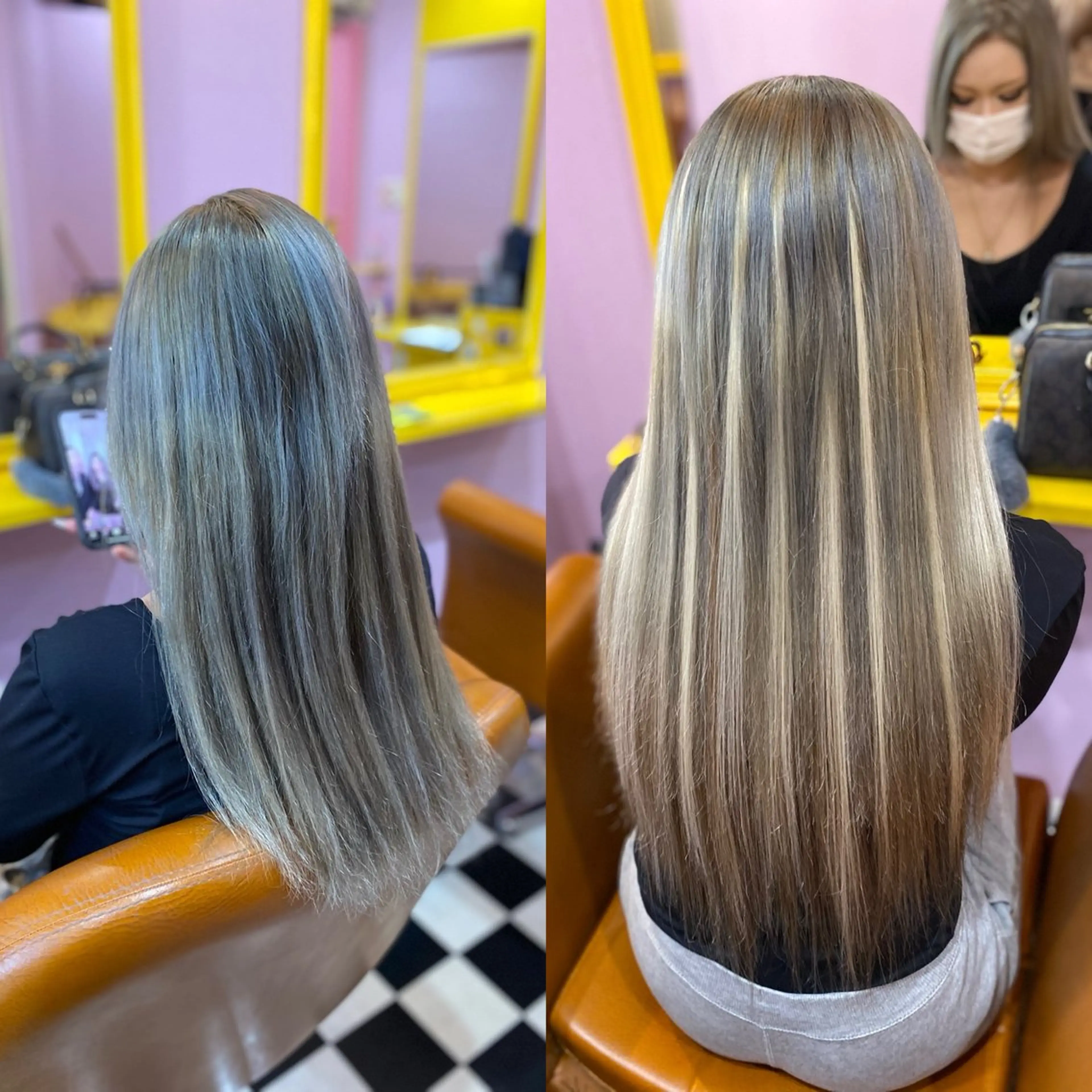 ロング チビ編み込みエクステ どぅ〜す/YUIのヘアスタイル