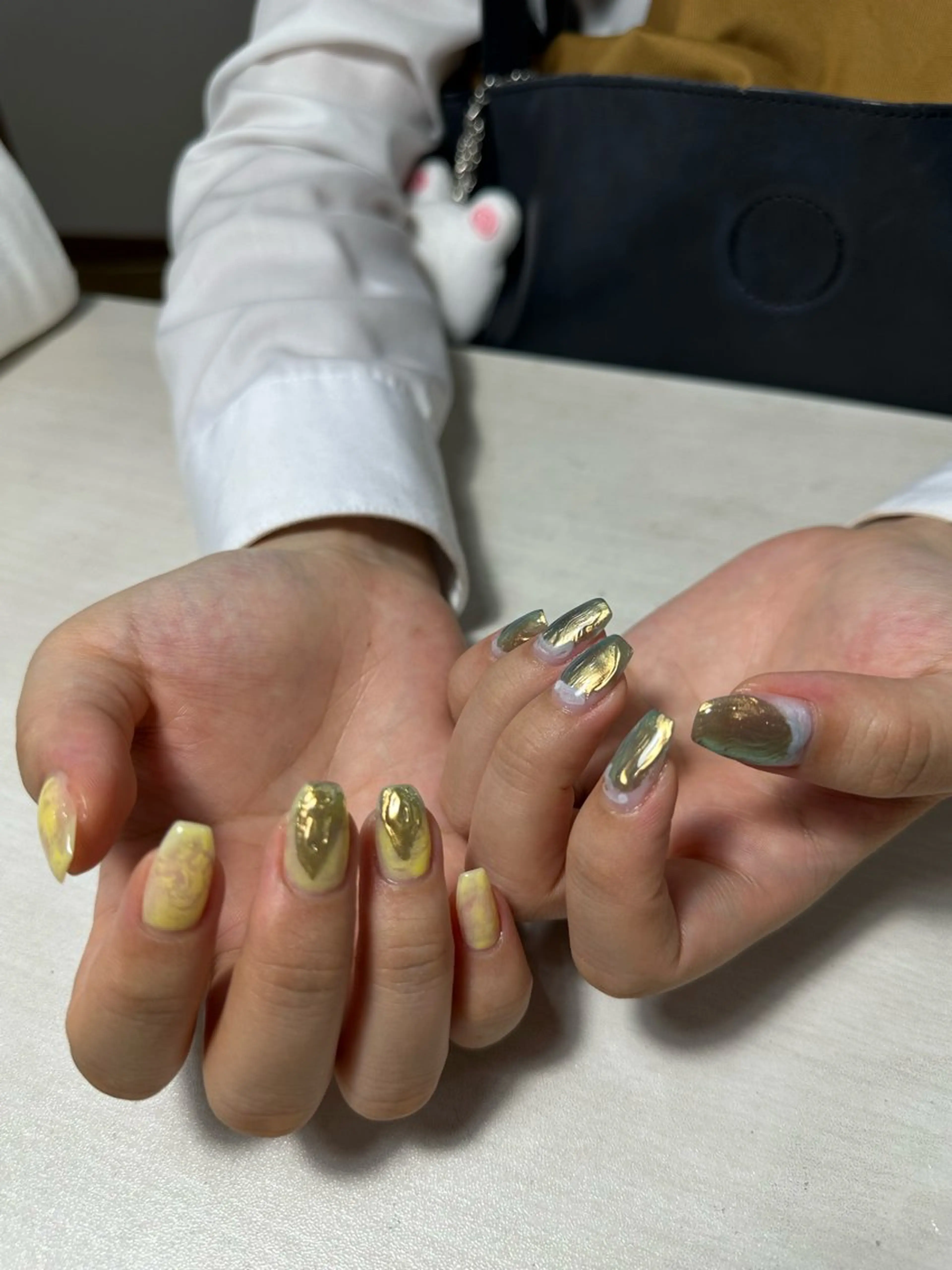 ネイル 春ネイル fam.LMN所属・LMN Rei🐰ᩚのネイルデザイン