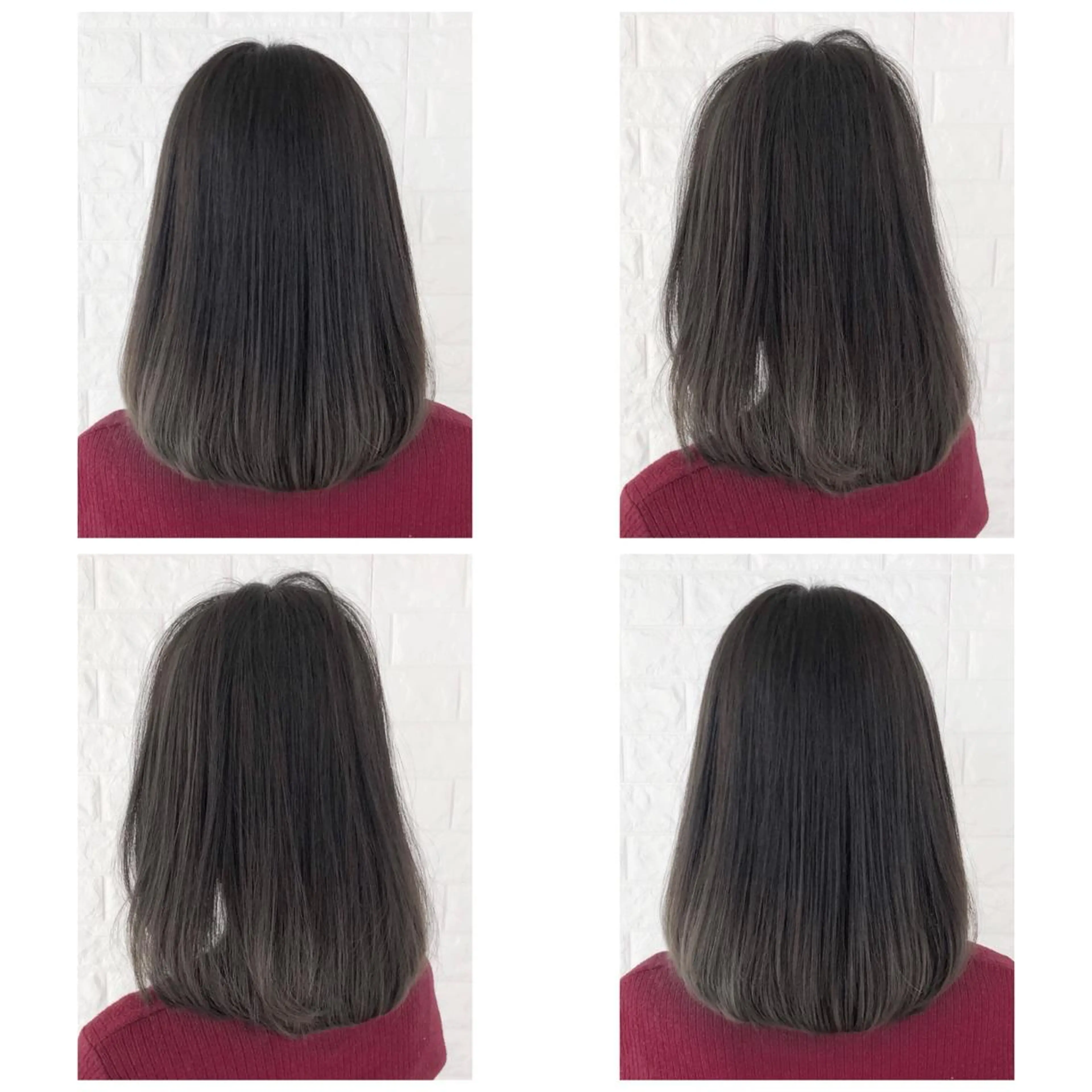 ミディアム カラー アッシュ 透明感カラー グラデーションカラー ハイライトカラー ハイライト KIZU 髪質改善 オカルト怪談のヘアスタイル