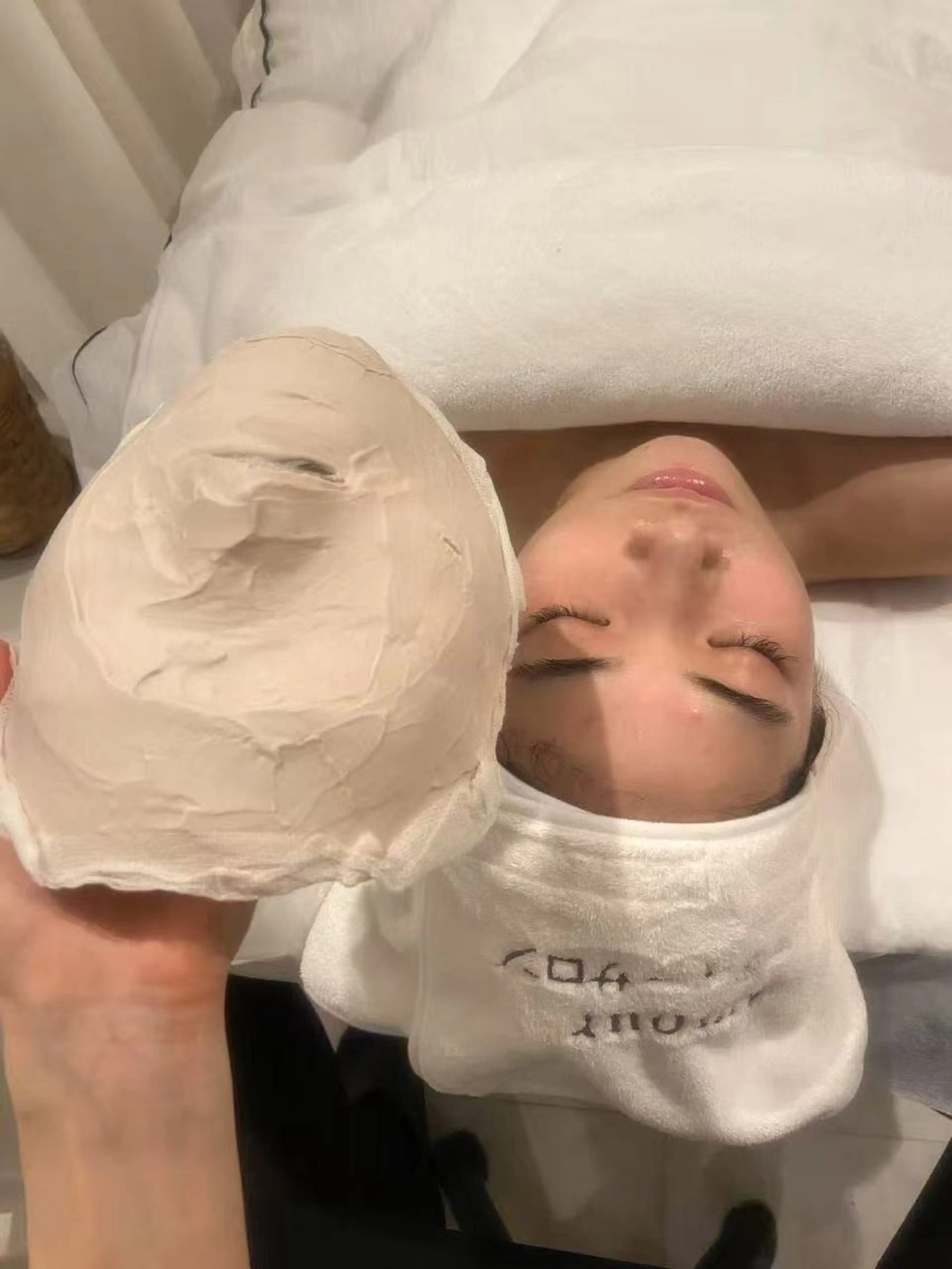 立体感UP【痛いけど効く】小顔コルギ+小顔矯正+石膏パック70分7700の写真