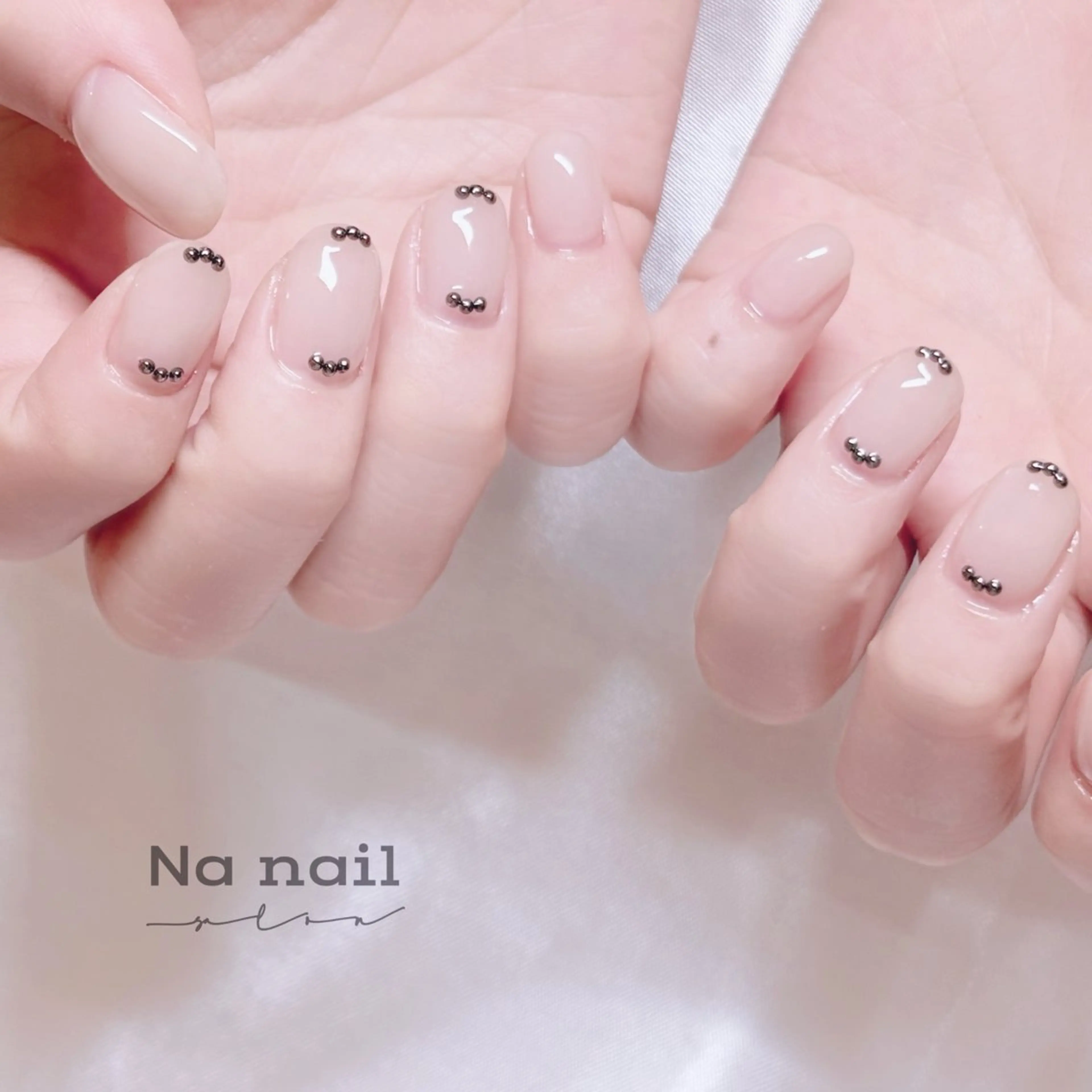 ネイル チークネイル フラッシュネイル フレンチネイル ジェルネイル グラデーション ハンドネイル CC Nail 高田馬場のネイルデザイン