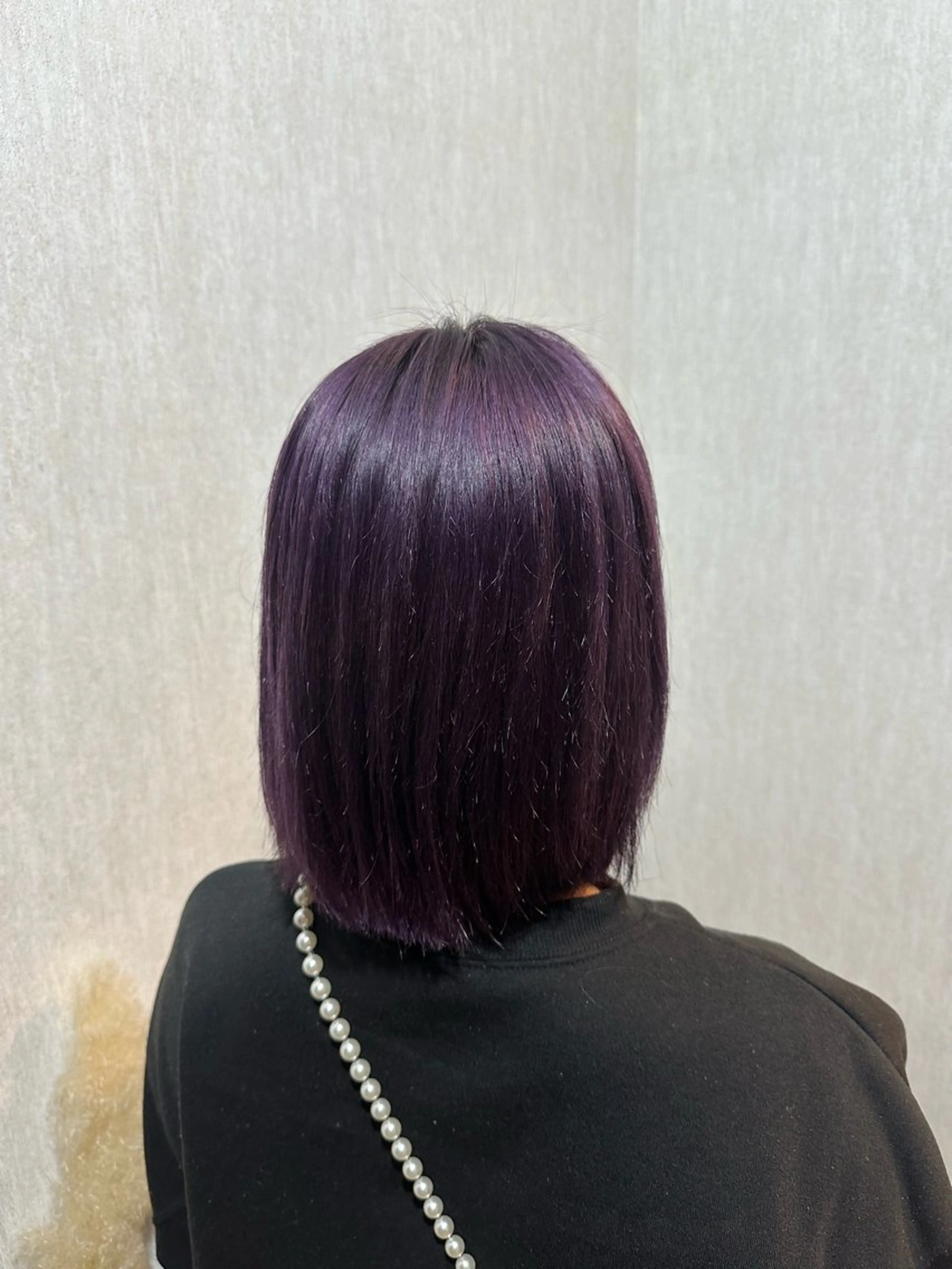 カラー ラベンダーカラー 岩本みるか/ 暖色カラー/ベージュのヘアスタイル